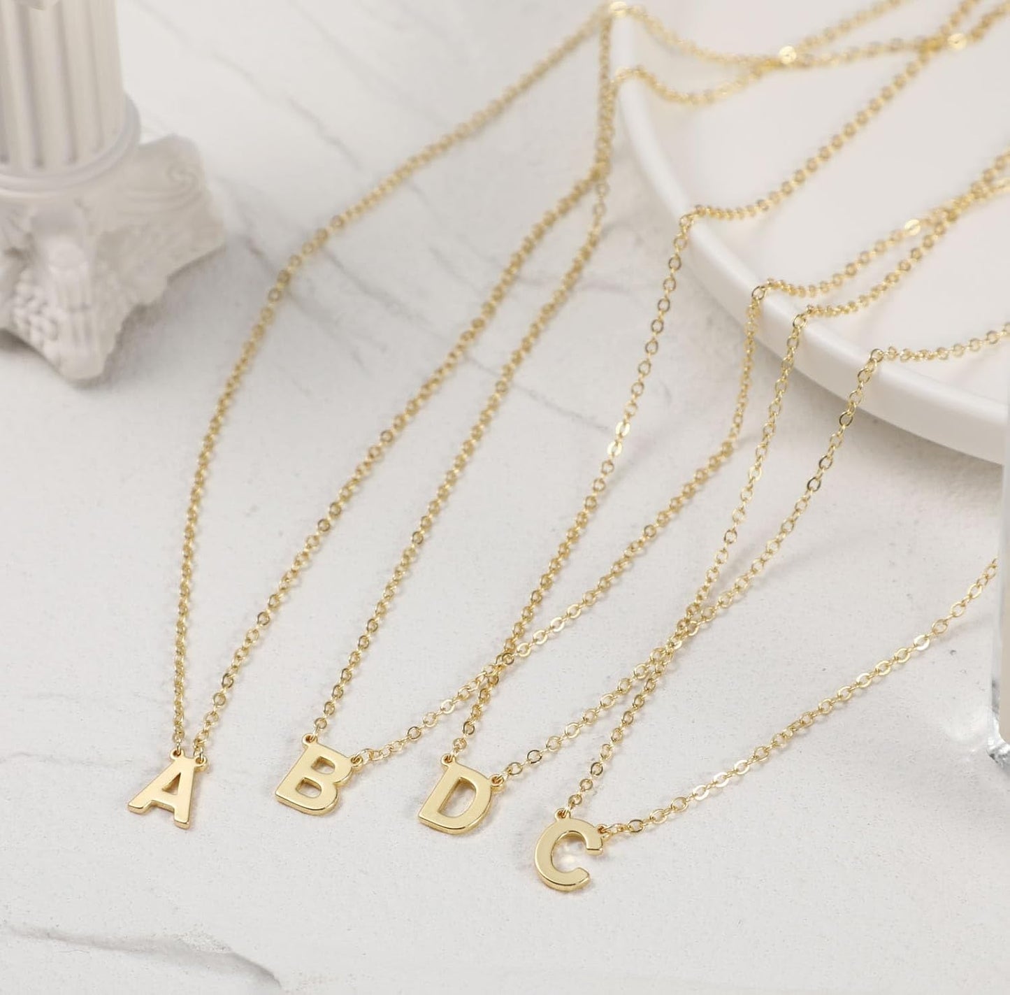 Delicate Heart Pendant Necklace, 14K Gold Plated Dainty Chain, Gift for Women