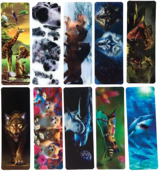 OMOMMD Raymond  3D Lenticular Book Marks (Pack of 50)
