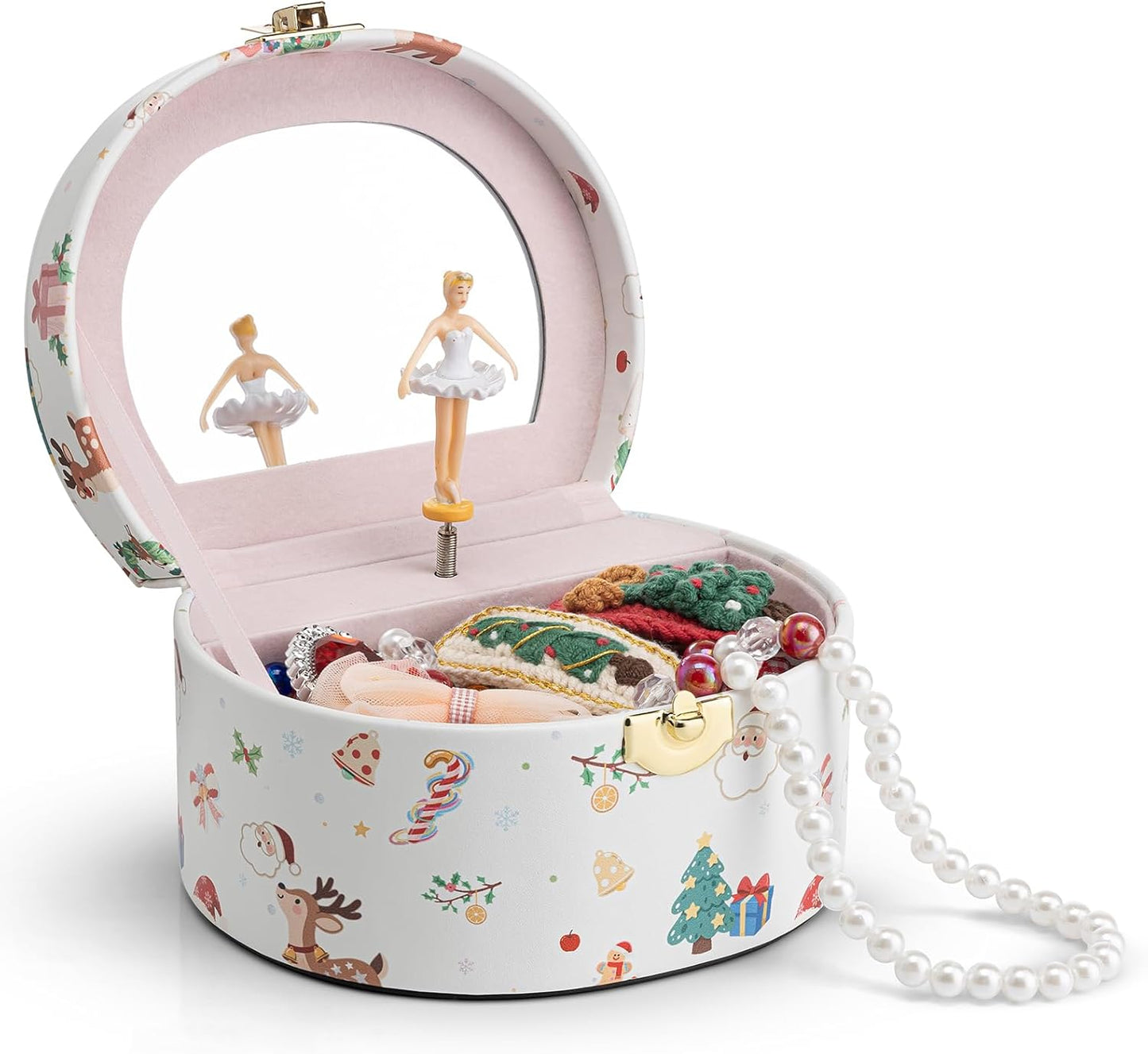 Musical Jewelry Box for Girls - Kid Music Box with Ballerina for Birthday Bedroom Decor