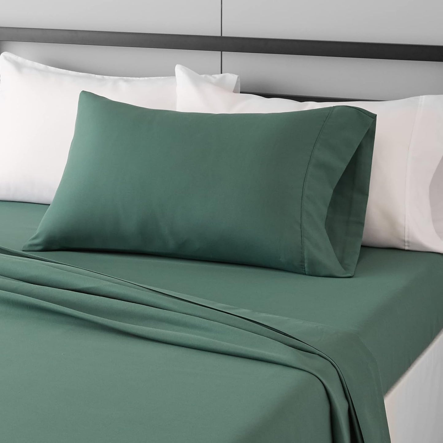 Lightweight Super Soft Easy Care Wrinkle Free Microfiber 3 count Bed Sheet Set with 14-Inch Deep Pockets