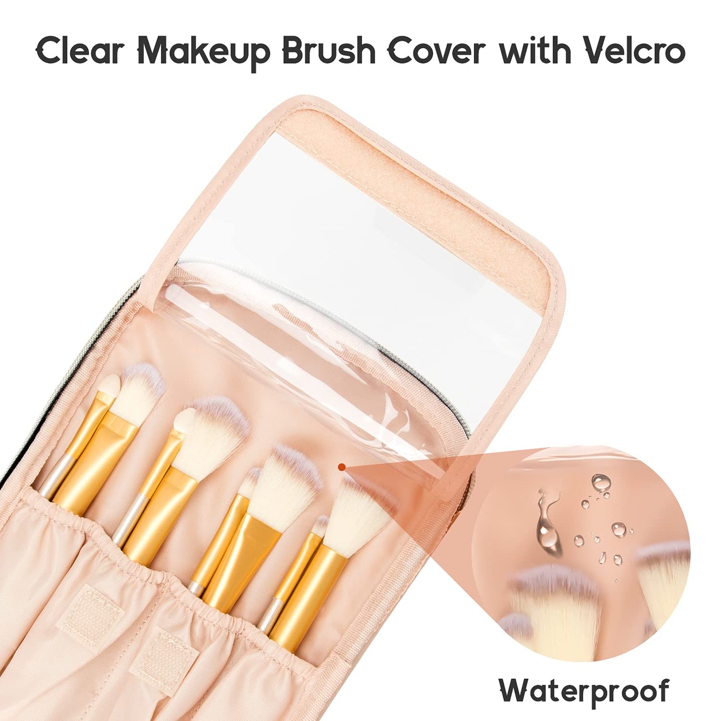 Makeup Bag, Portable Cosmetic Bag,  Makeup Case Organizer,  With Handle and Divider