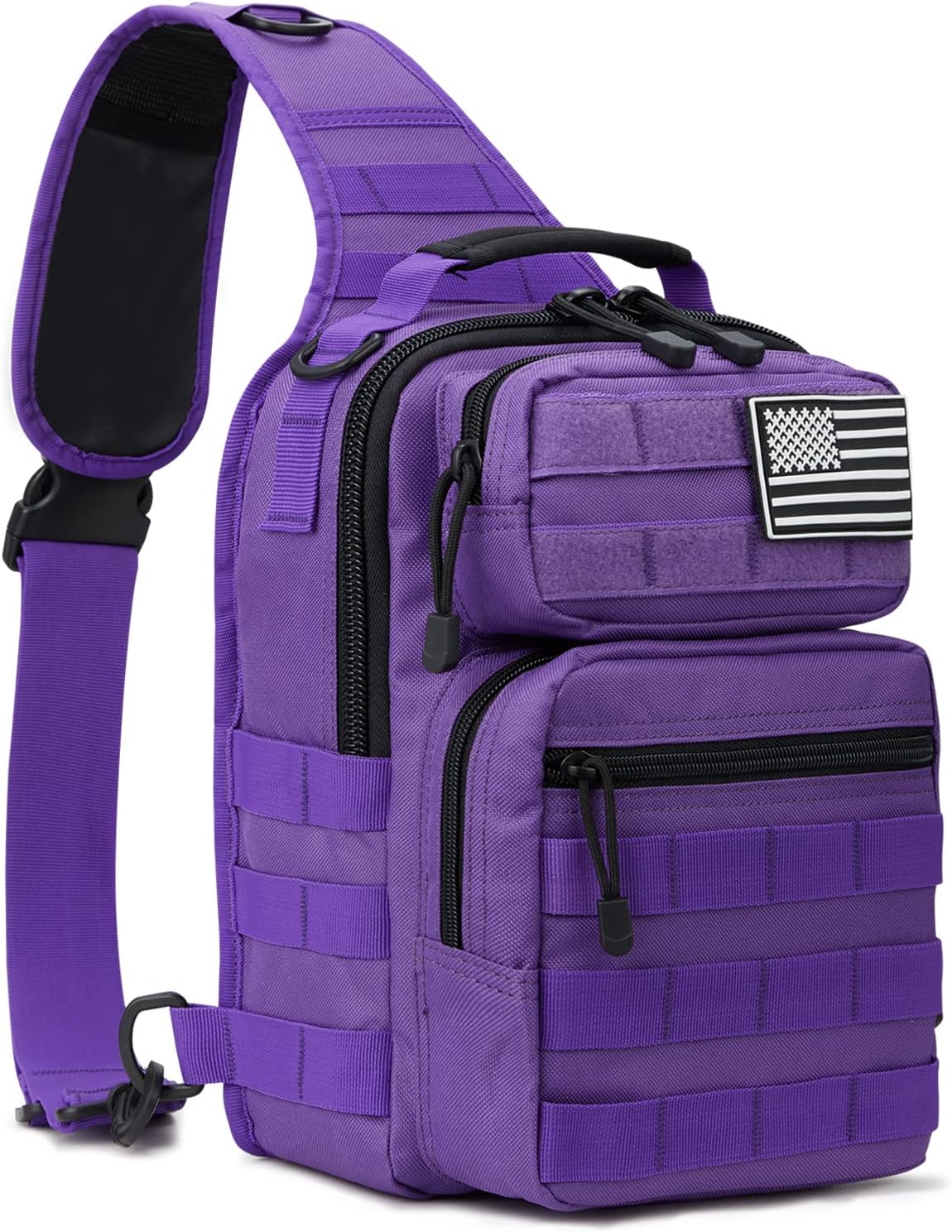 Tactical Sling Bag Backpack Military Rover Shoulder Sling Pack Molle EDC Small Crossbody Chest Pack