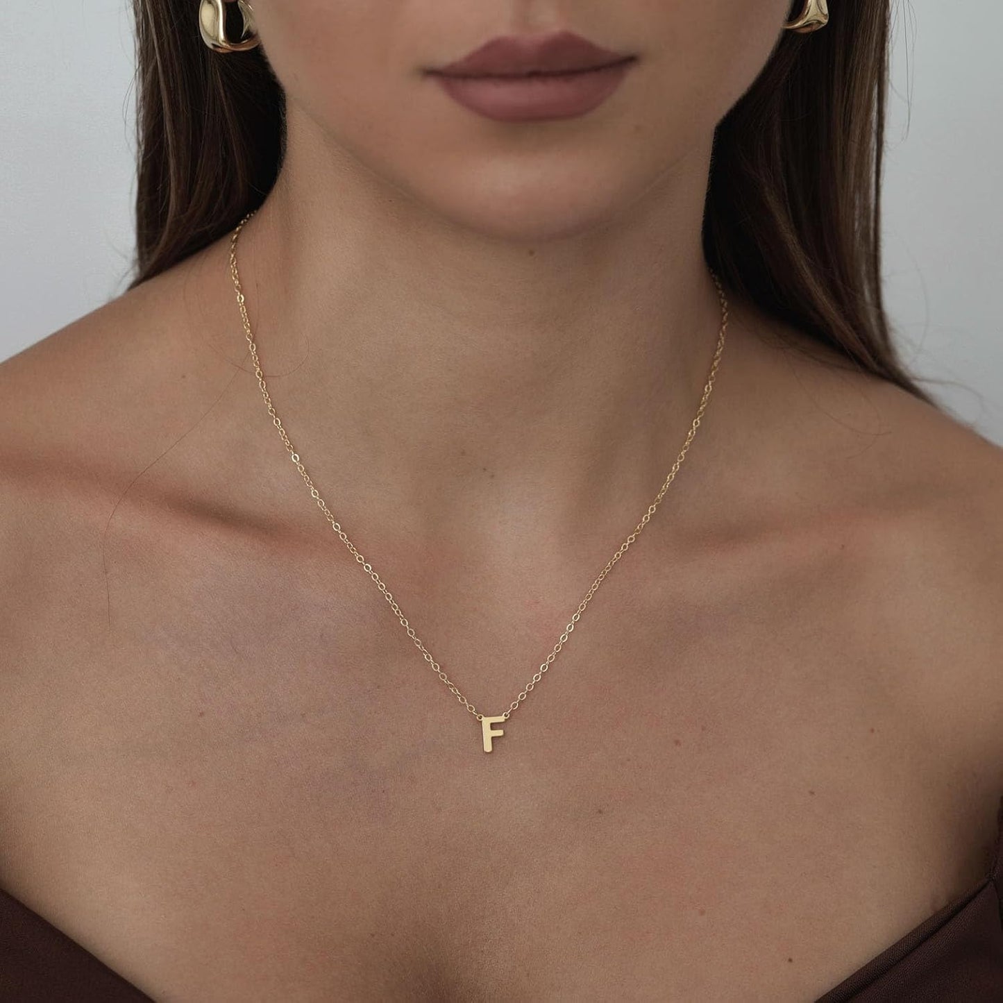 Delicate Heart Pendant Necklace, 14K Gold Plated Dainty Chain, Gift for Women