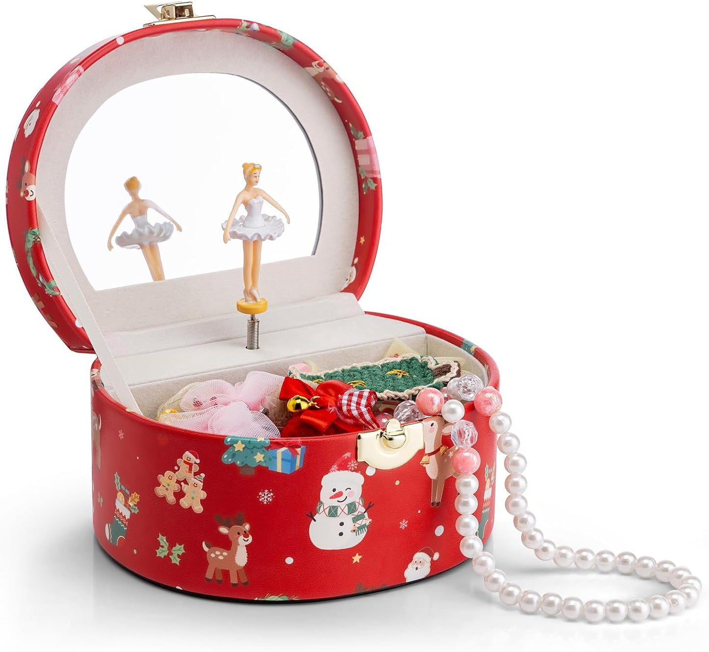 Musical Jewelry Box for Girls - Kid Music Box with Ballerina for Birthday Bedroom Decor