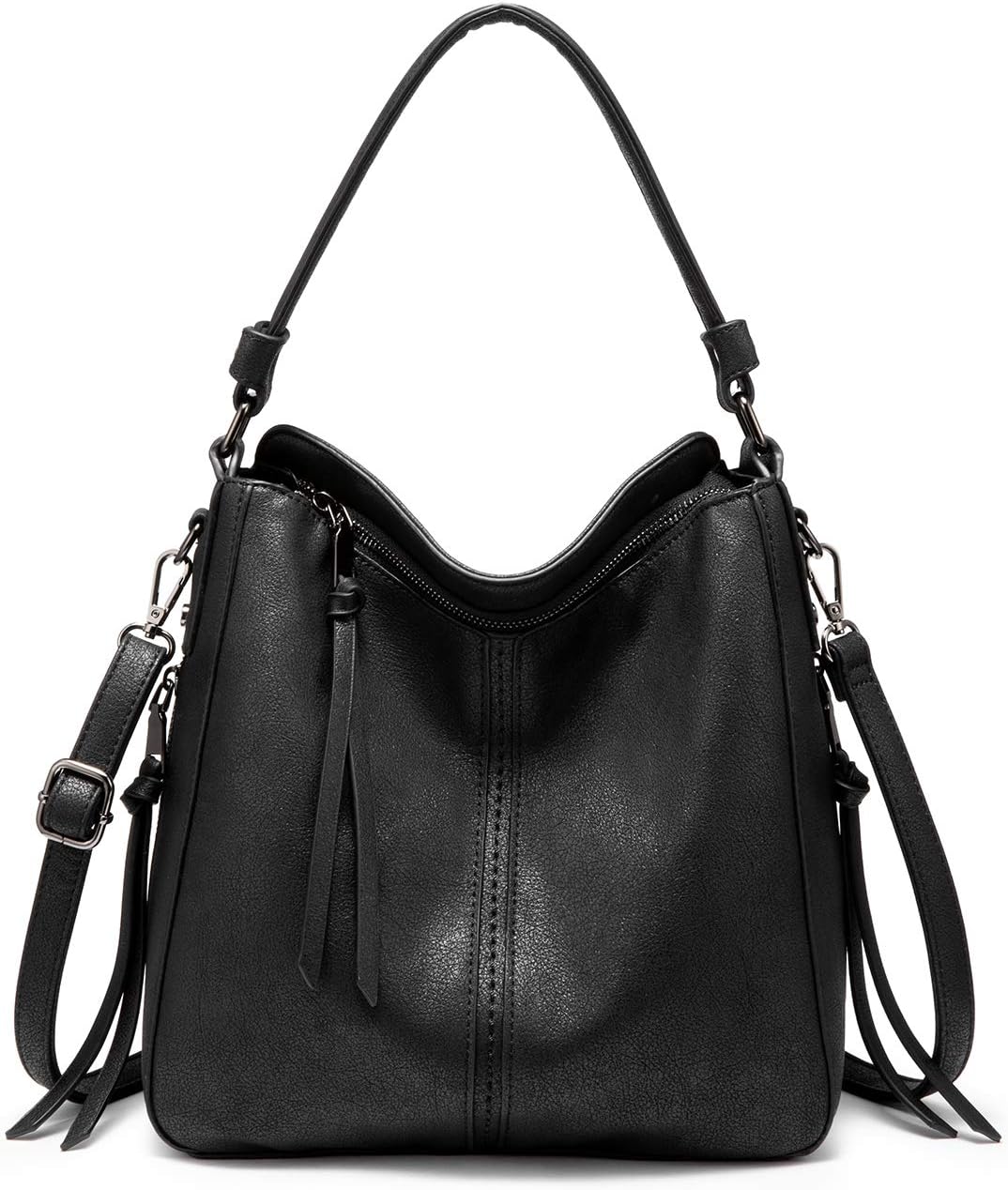 Crossbody Bags Designer Faux Leather Handbags Retro Large Size Shoulder Bag Bucket Purse