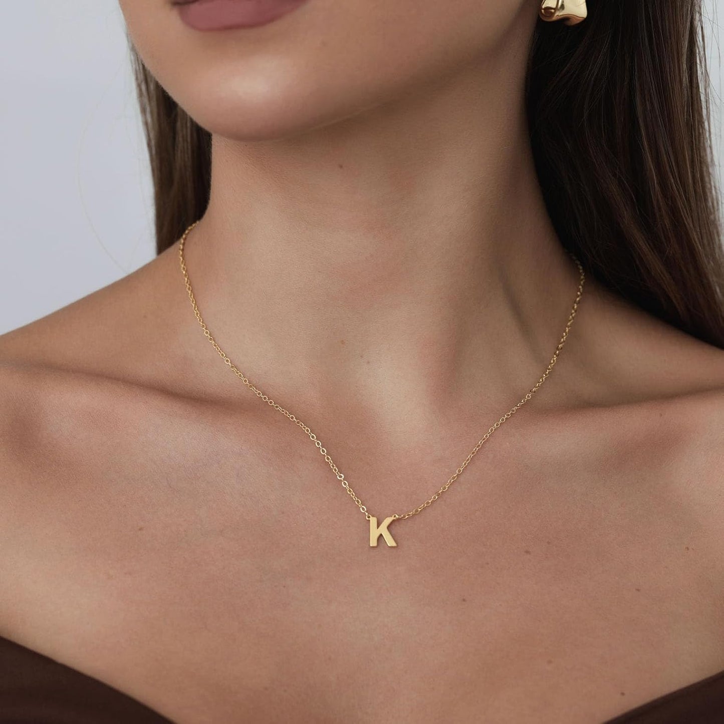Delicate Heart Pendant Necklace, 14K Gold Plated Dainty Chain, Gift for Women
