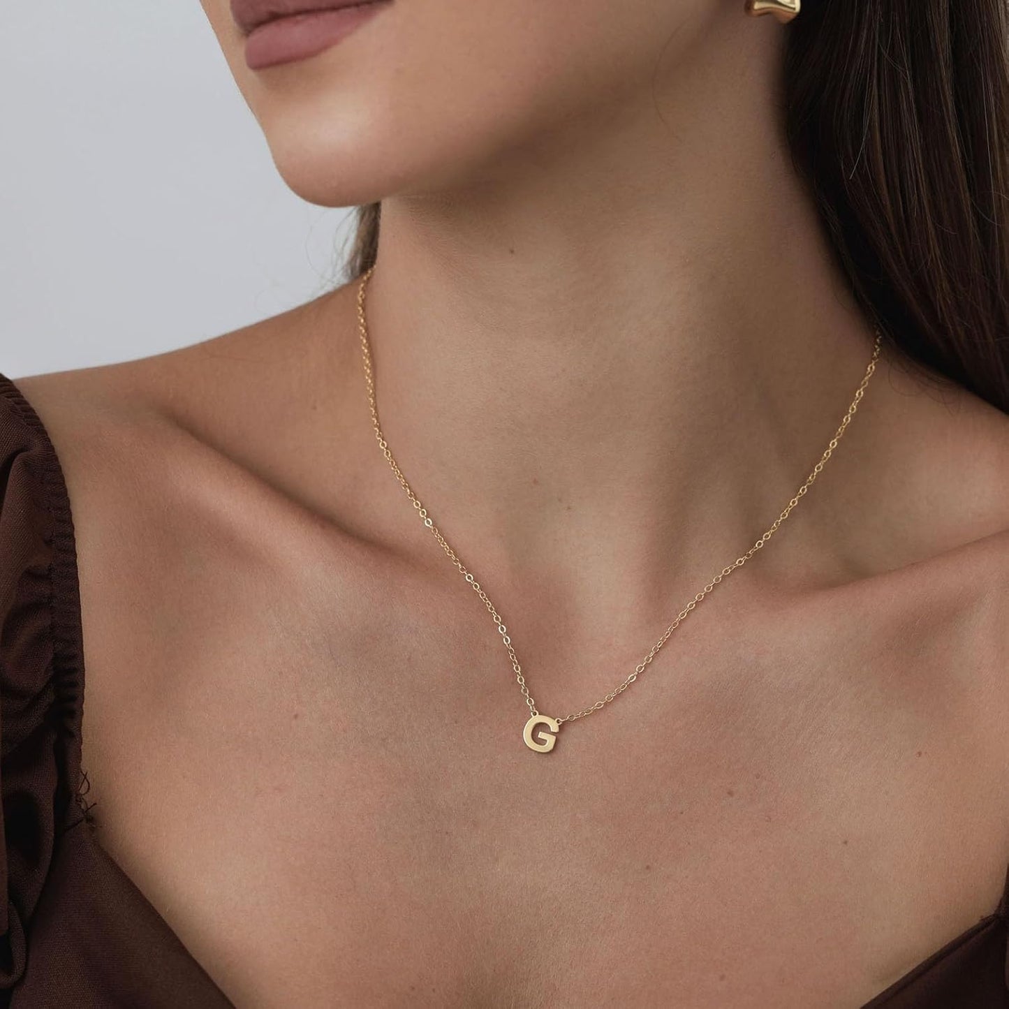 Delicate Heart Pendant Necklace, 14K Gold Plated Dainty Chain, Gift for Women