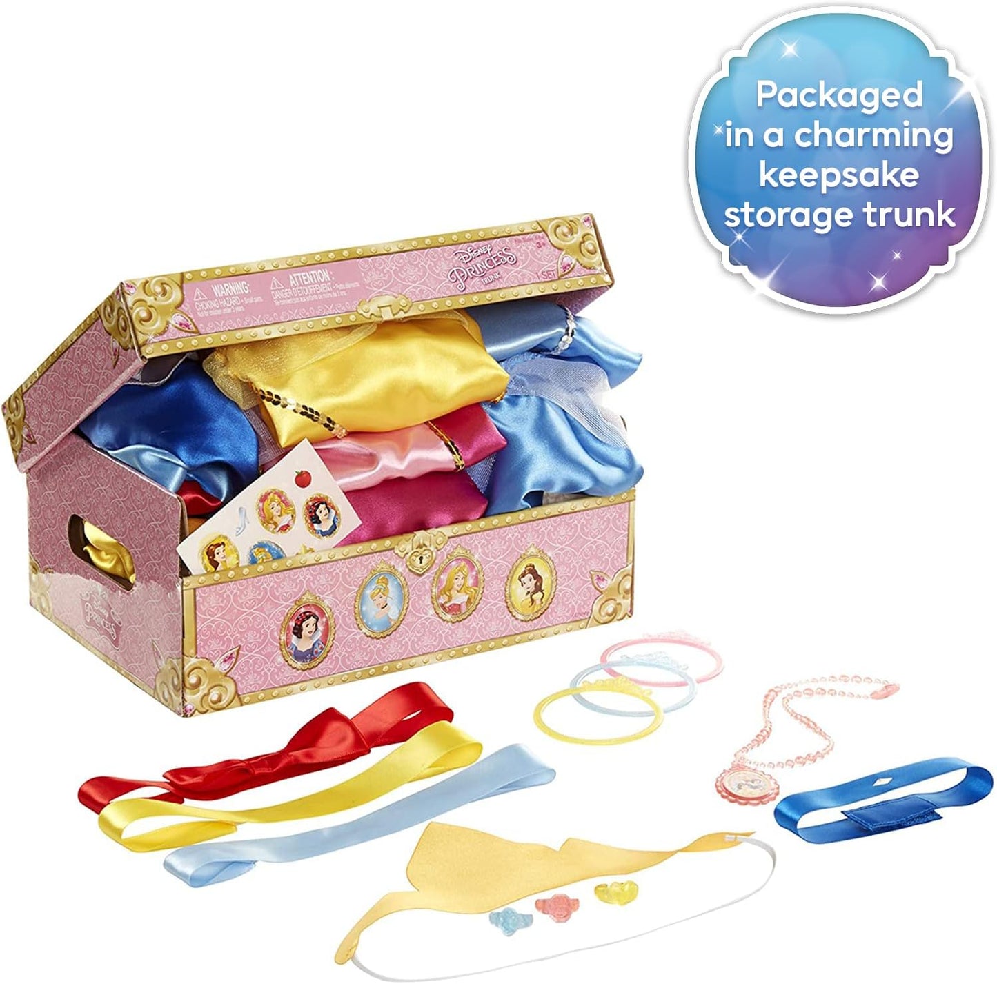 OMOMMD Dress Up Trunk Deluxe 21 Piece Officially Licensed [Amazon Exclusive]