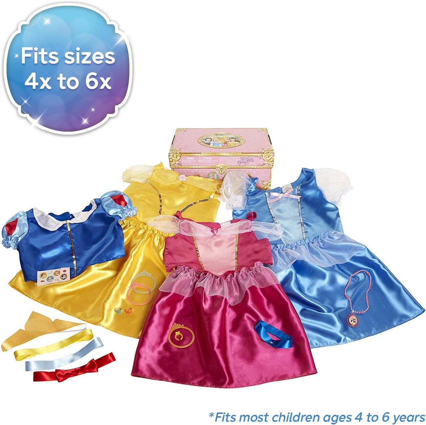 OMOMMD Dress Up Trunk Deluxe 21 Piece Officially Licensed [Amazon Exclusive]