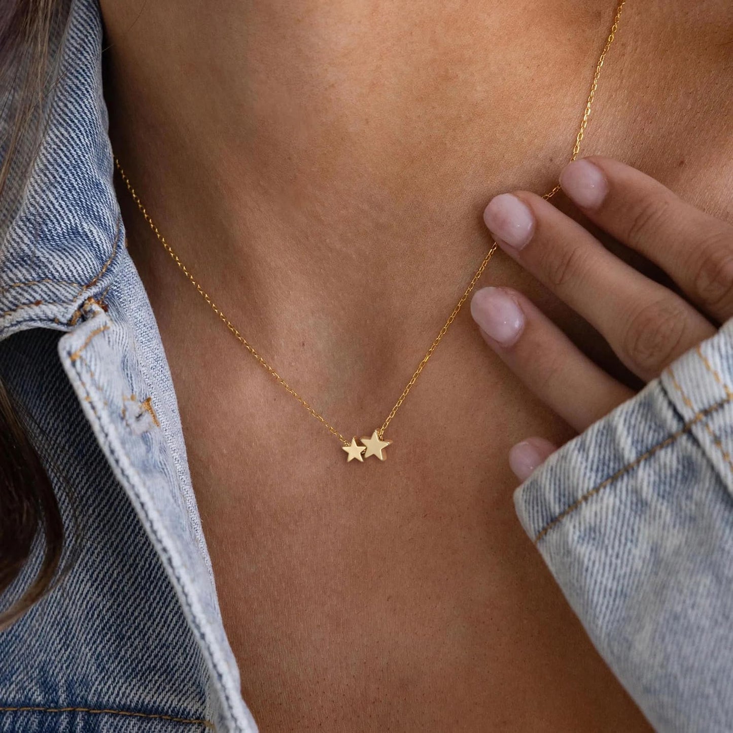 14K Gold Plated Dainty Necklace For Women: Softball/Volleyball/Sunflower/Bee/Butterfly Pendant, 16.5"+2" Ext Chain