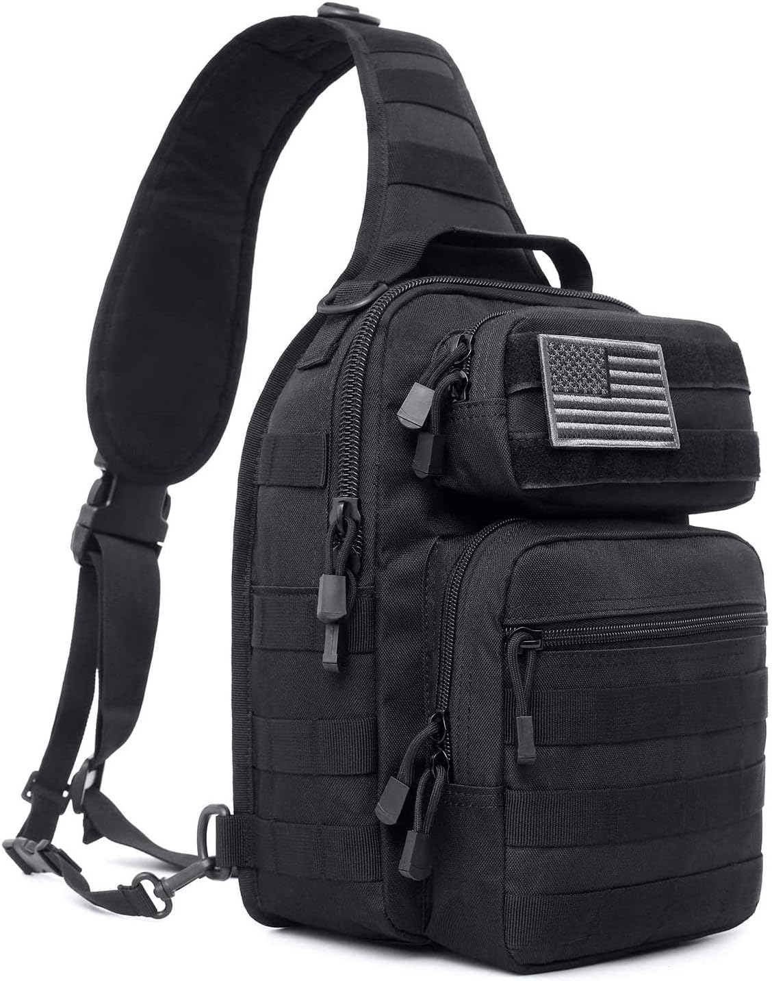 Tactical Sling Bag Pack Military Rover Shoulder Sling Backpack Molle Range Bags  Day PackBag