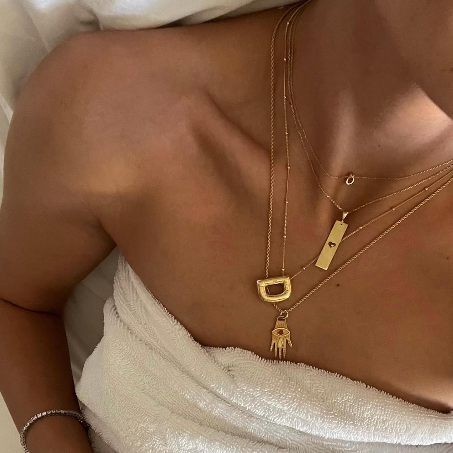 Bubble Gold Letter Necklace, 14k Gold Plated Balloon Initial Pendant, Dainty Chunky Custom Name Necklace for Women