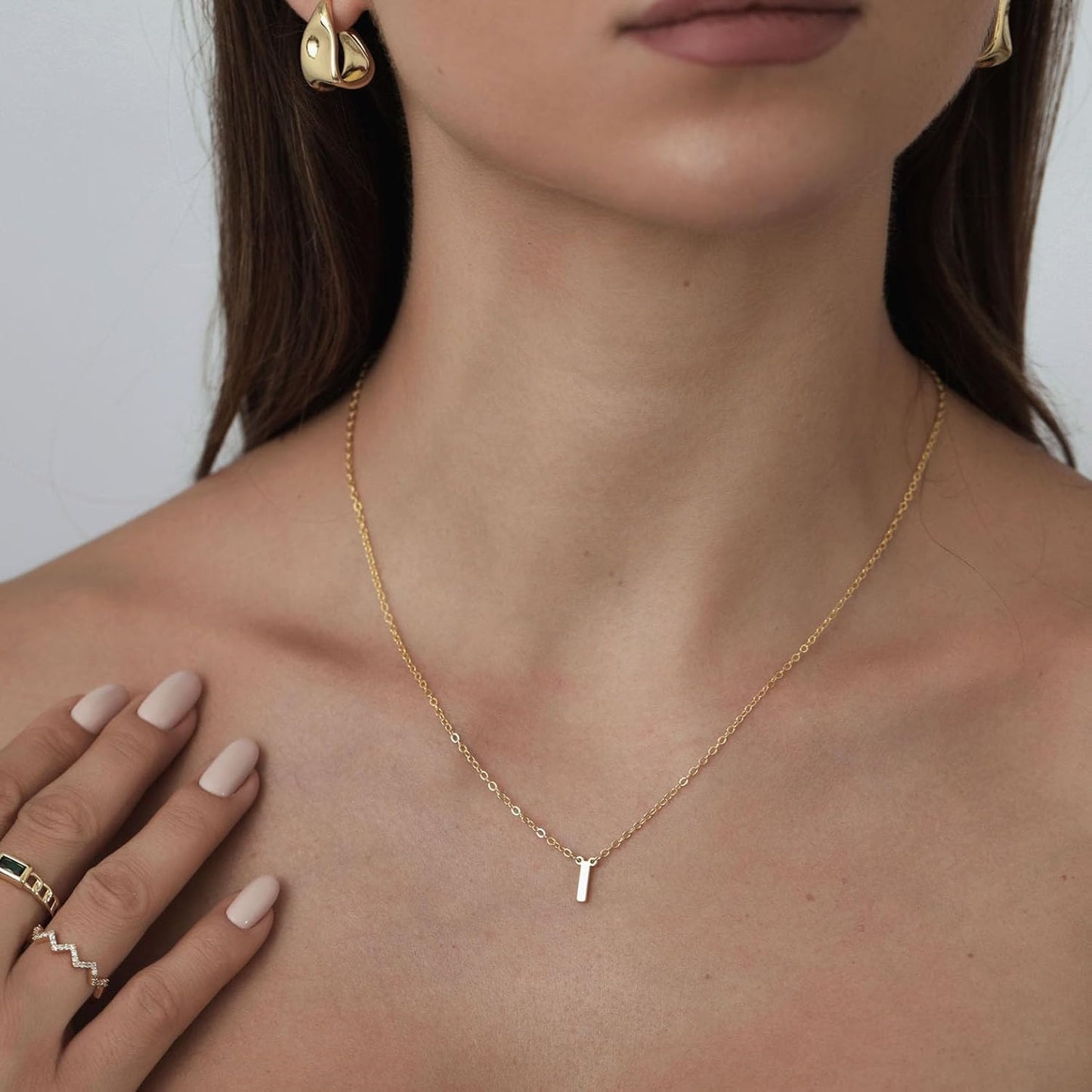 Delicate Heart Pendant Necklace, 14K Gold Plated Dainty Chain, Gift for Women