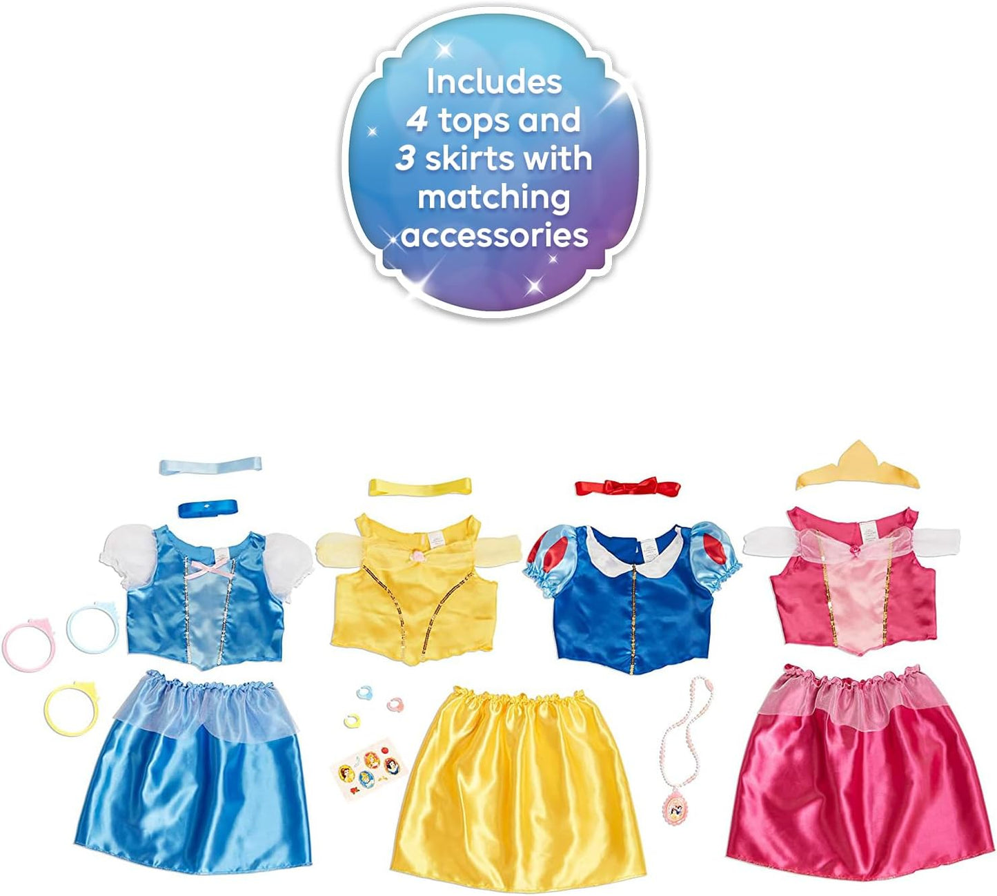 OMOMMD Dress Up Trunk Deluxe 21 Piece Officially Licensed [Amazon Exclusive]