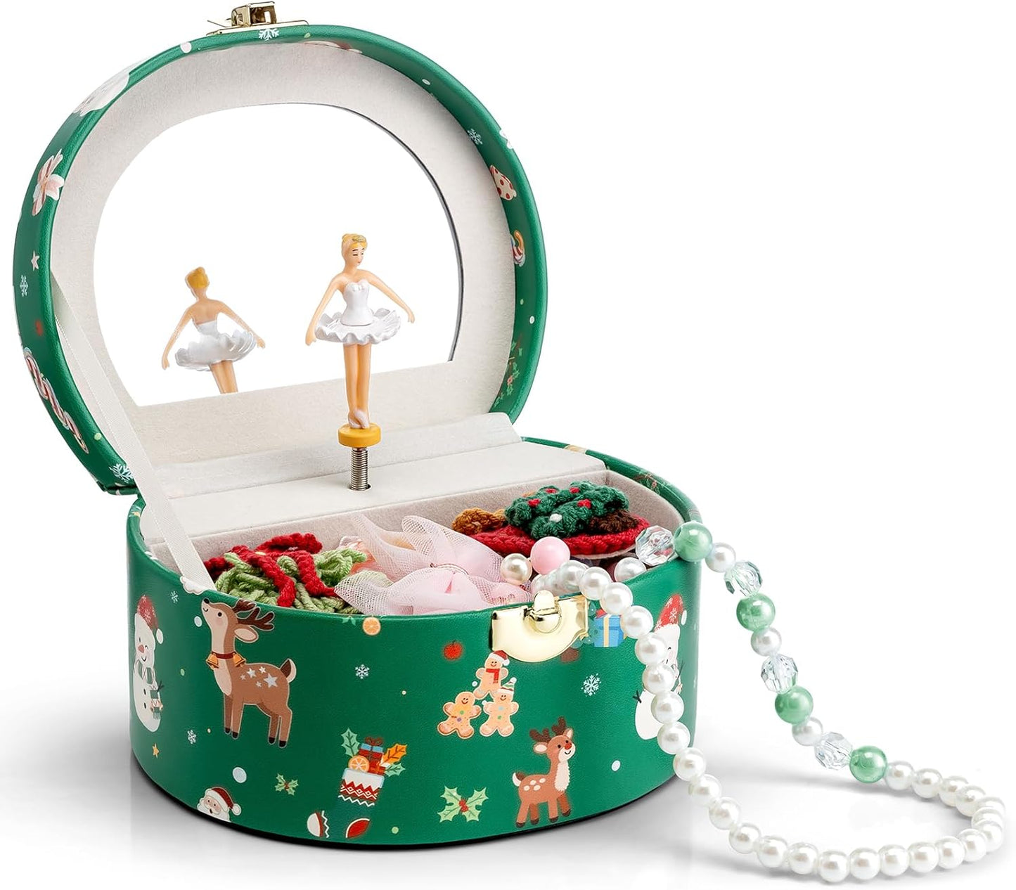 Musical Jewelry Box for Girls - Kid Music Box with Ballerina for Birthday Bedroom Decor
