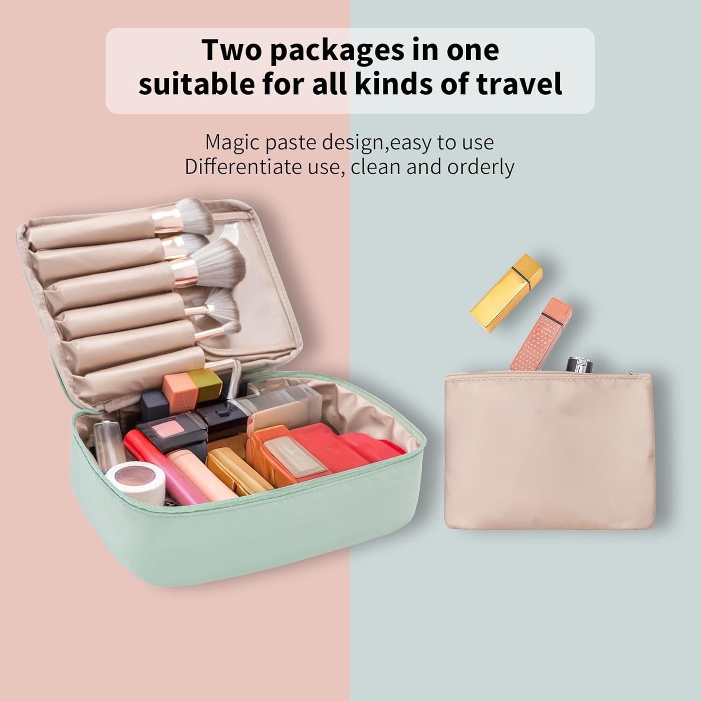 Travel Makeup Bag Cosmetic Bag Makeup Bag Toiletry bag for women and men