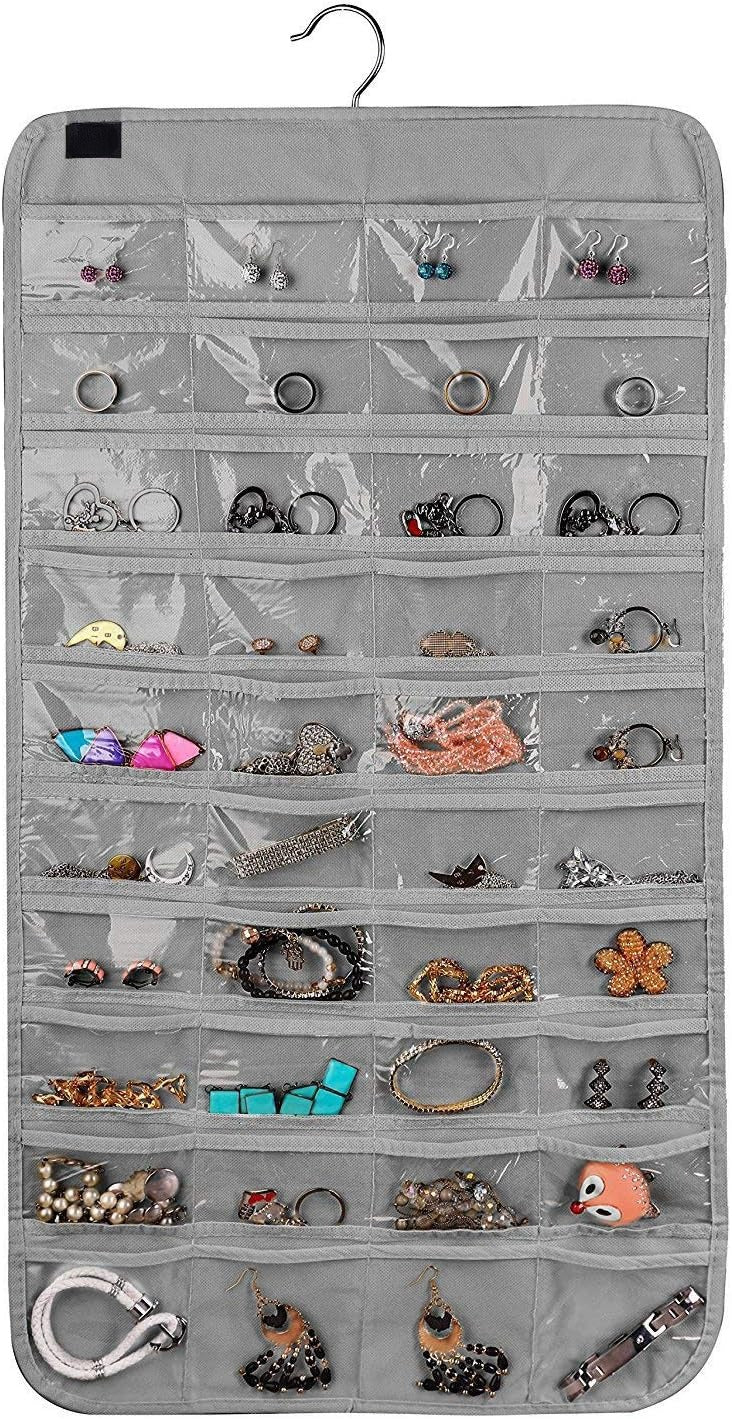 Hanging Jewelry Organizer,Accessories Organizer,80 Pocket Organizer