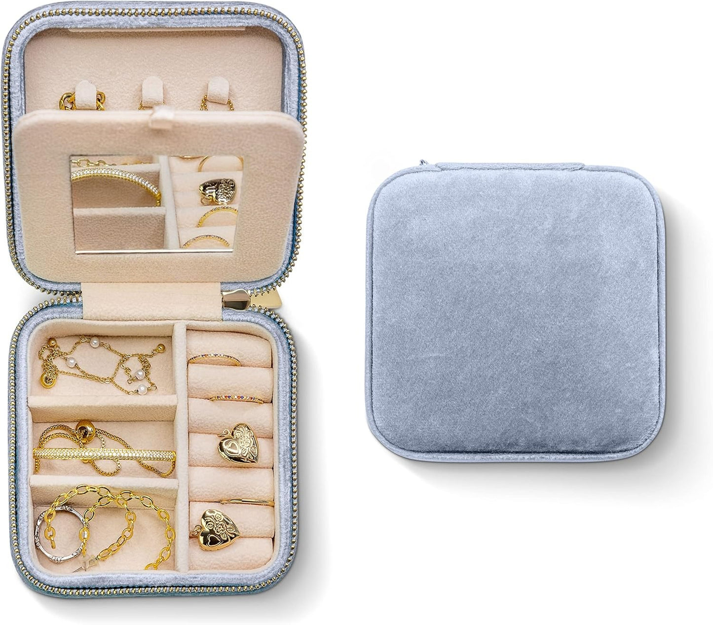 Plush Velvet Jewelry Box | Travel Jewelry Case | Featured in  Things | Best Gifts For Daughter