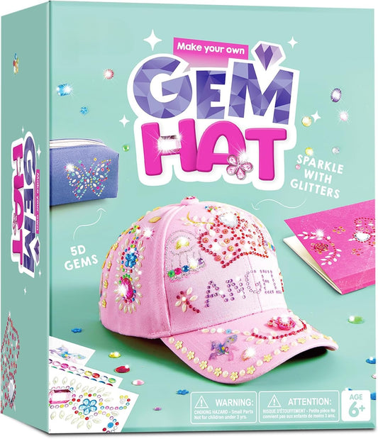 Kits Decorate Your Own Baseball Cap with 7 Sheets Gems  Fun Creative DIY Toys for Girls