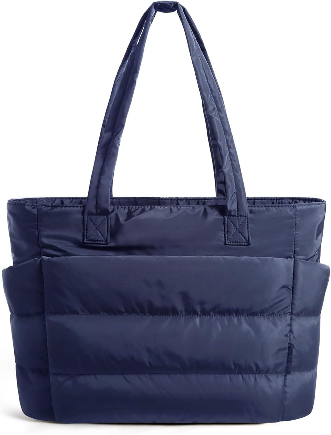 Tote Bag for Women, Lightweight Puffy Tote Bag with Compartments Shoulder Bag Handbag for Travel, Work, Gym