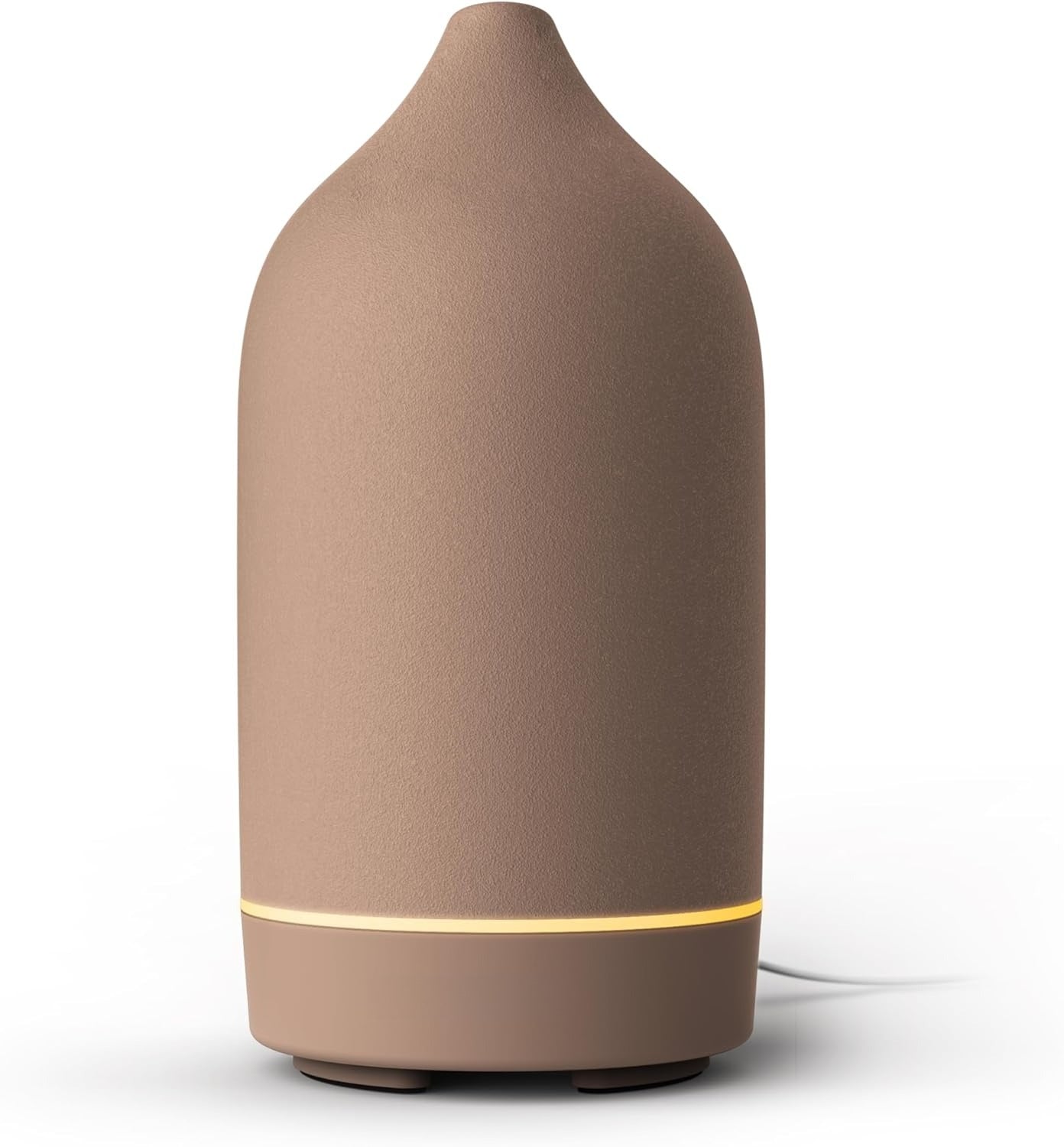 OMOMMD Stone Diffuser, Ceramic Ultrasonic Essential Oil Diffuser for Aromatherapy | Ceramic Diffuser, Diffusers for Home, Oil Diffuser, Room Decor | Suede, 90ml Capacity