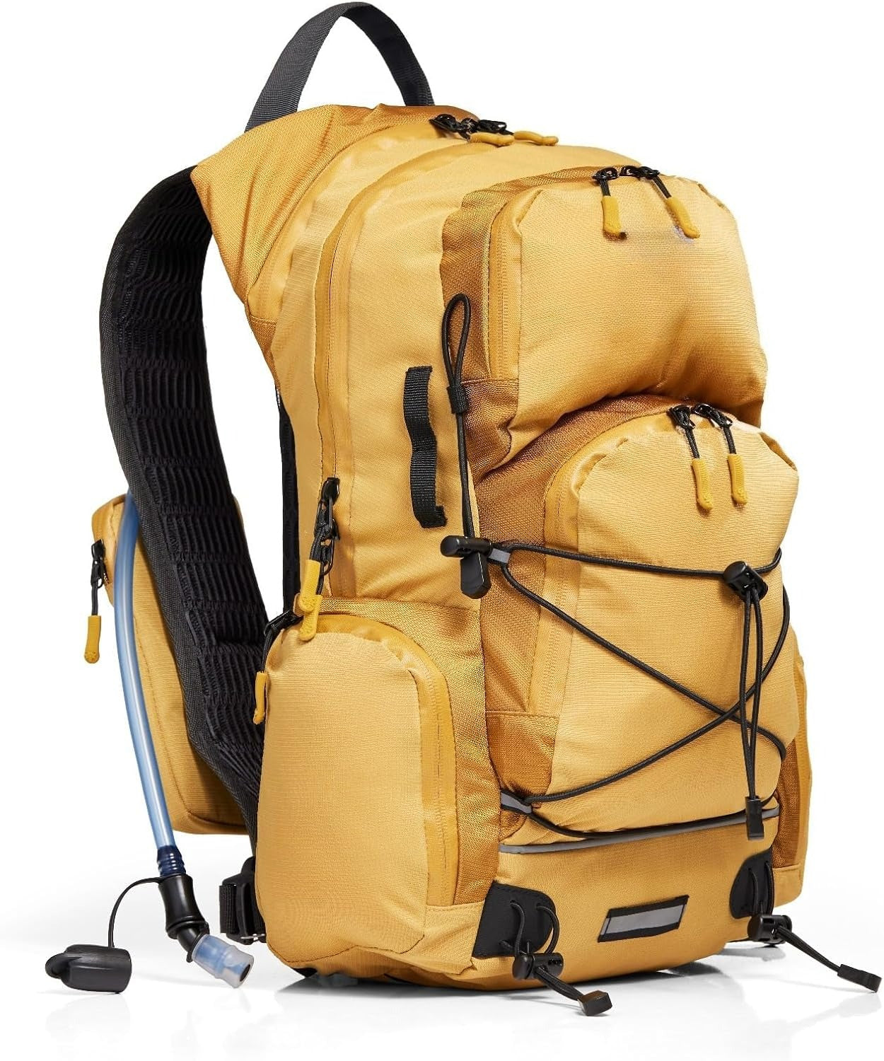22L Hiking Backpack with Water Bladder - Water Backpack for Hiking with Waterproof Zippers, Phone & Pole Holders