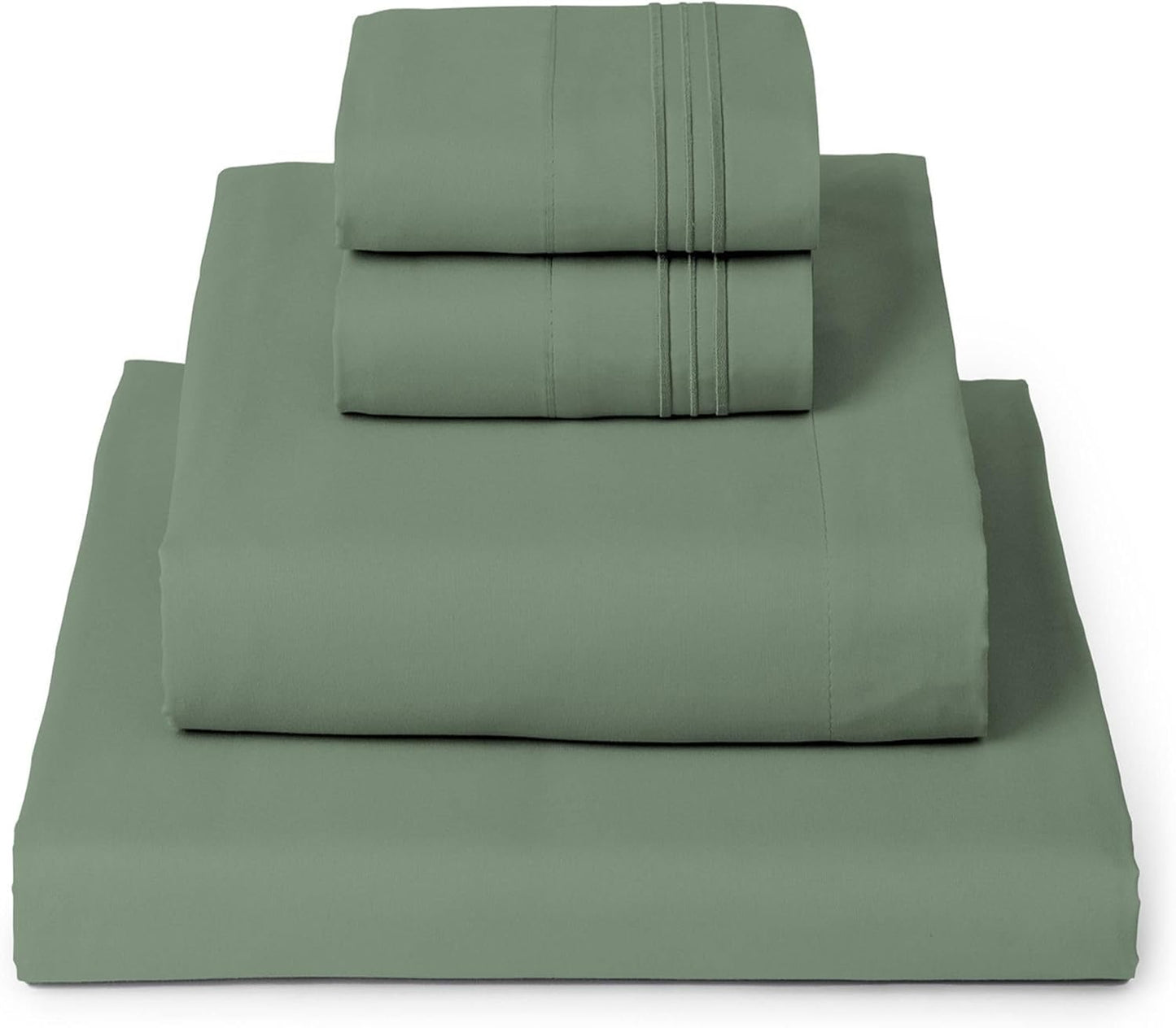 Queen Sheets Set - 4 count  Bedding - Hotel Luxury, Extra Soft, Cooling Bed Sheets