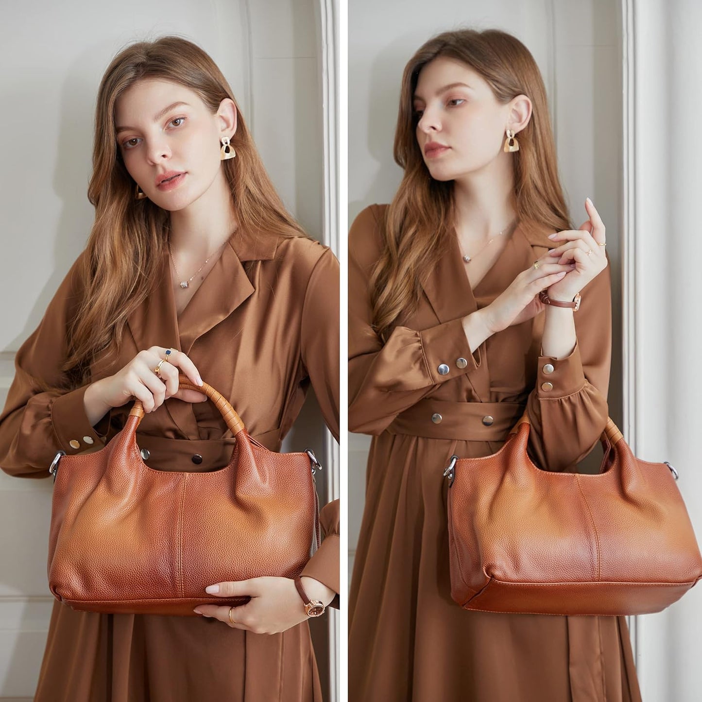 Genuine Shoulder Bags Purses and Handbags for Women Satchel Designer Cross Body