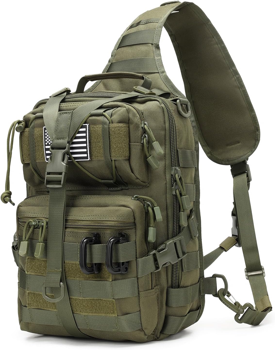 Tactical Sling Bag Backpack Military Rover Shoulder Sling Pack EDC Molle Assault Range Bag