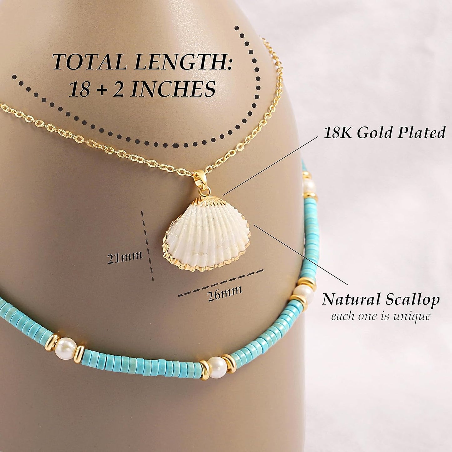 Women's 18K Gold Plated Dual Pendant Necklace - Dainty Compass & Sunflower on Layered Chain, Personalized Jewelry Gift