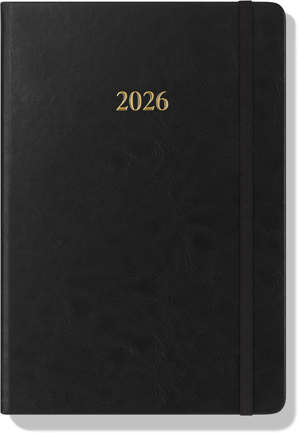 OMOMMD Executive 2026 Daily Journal Planner – US Public Holidays & Format – Customization Available (Black, 8.5"×5.5")