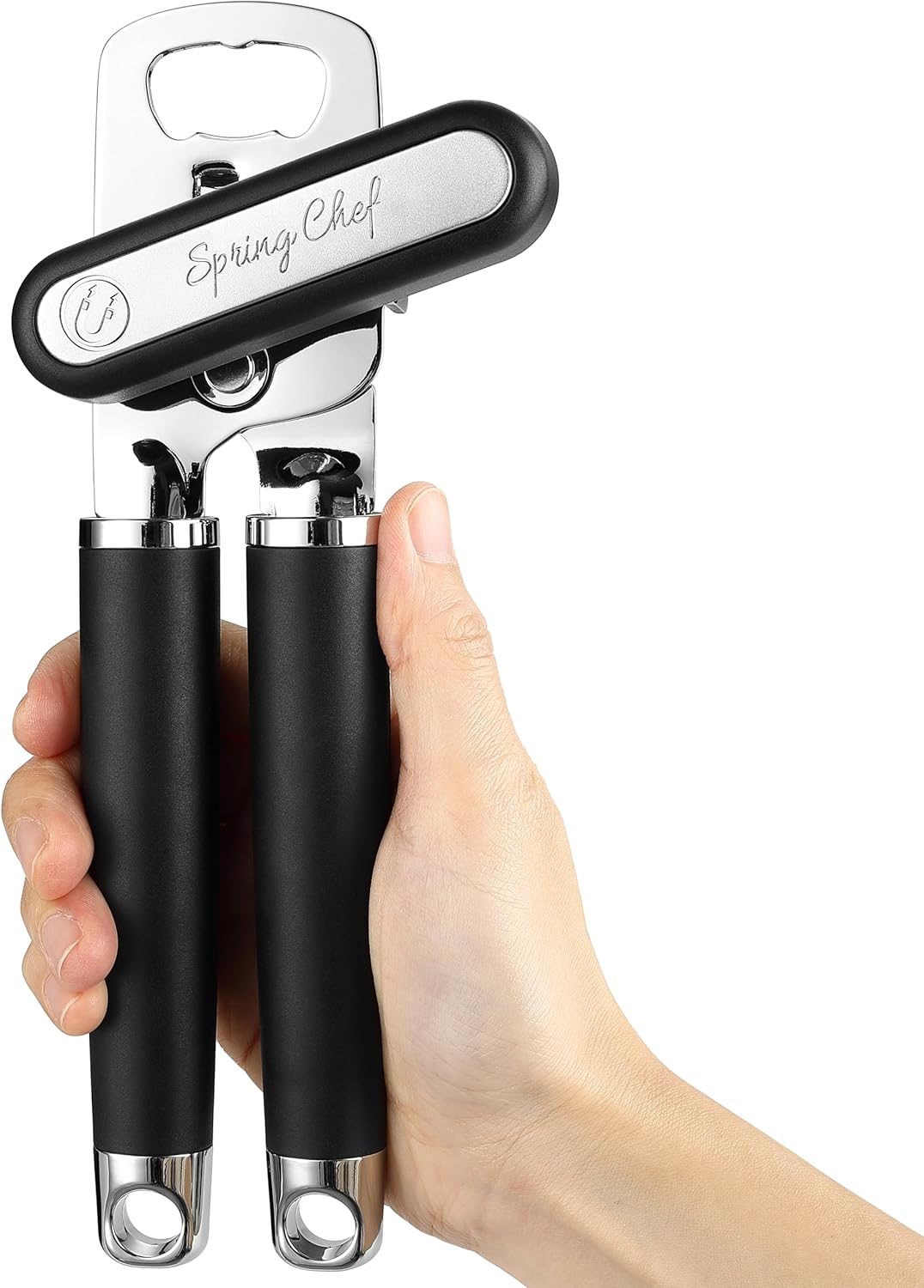 Manual with Soft Grip Handles, Easy Turn - Magnetic Lid Remover