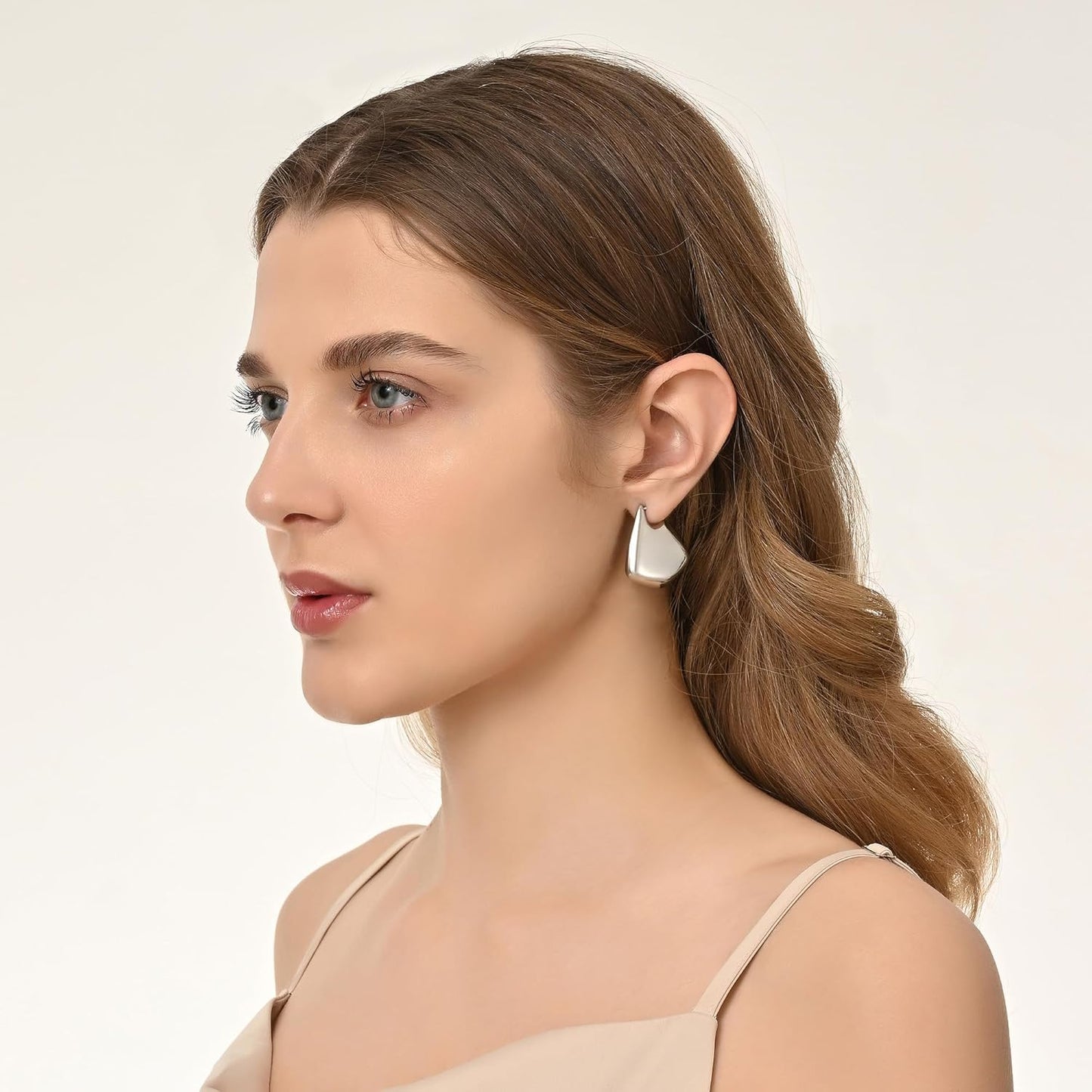 Trendy Gold Plated Knot Earrings for Women Chunky Statement Drop Dangle Earrings Lightweight Fashion Accessories Gold Jewelry