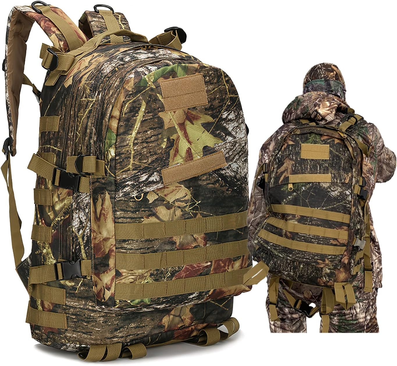 40L Hunting Backpack or Hunting Backpacks For Men - Camo Range Backpack and Huntin Pack