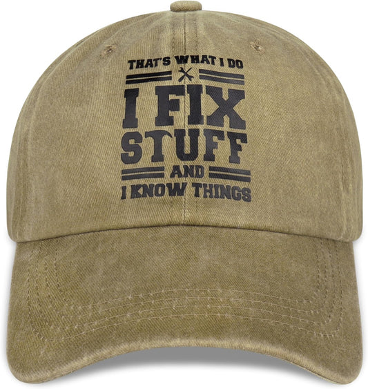 Cotton Baseball Cap Adjustable Mens Gifts Ideas for Birthday