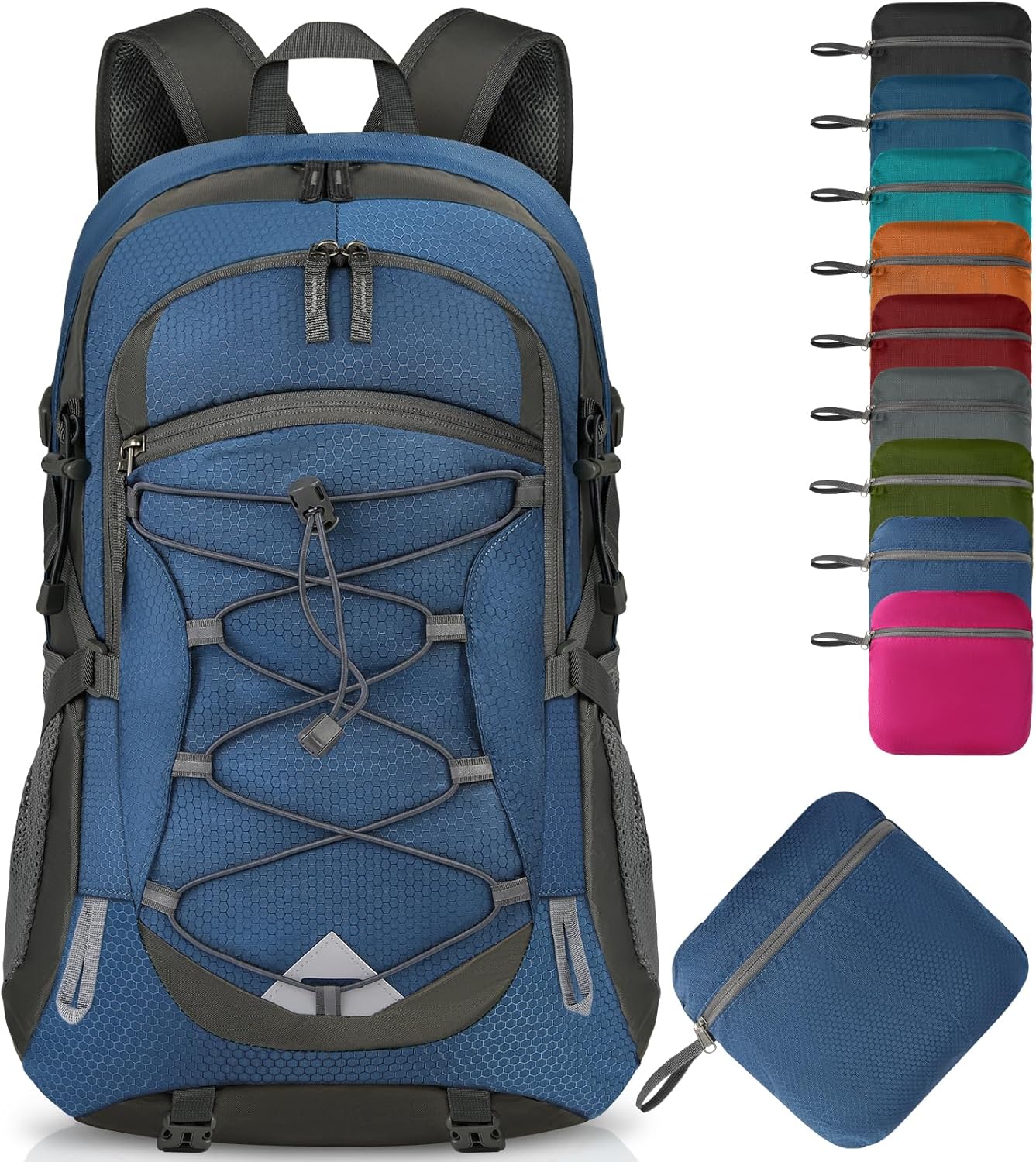 40L Packable Lightweight Camping Backpack Men Women Waterproof Hiking Daypack Outdoor Travel Daypack
