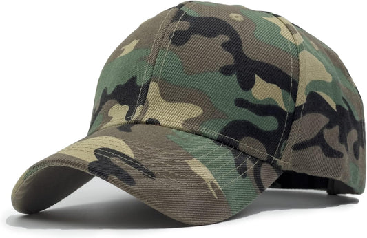 Structured Baseball Cap with Adjustable Closure - Performance Hat for Outdoor Activities