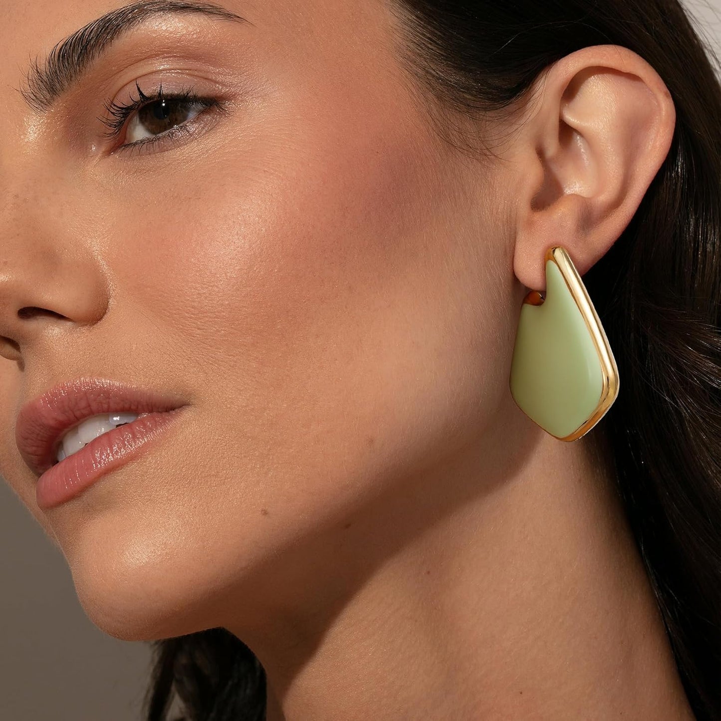 Trendy Gold Plated Knot Earrings for Women Chunky Statement Drop Dangle Earrings Lightweight Fashion Accessories Gold Jewelry
