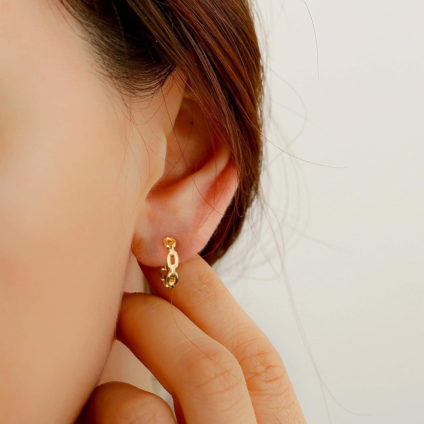 Cubic Zirconia Huggie Earrings 14k Gold Plated Tiny Earrings Small Huggie Hoop Earrings Simple Lightweight Hoops Gift for Women