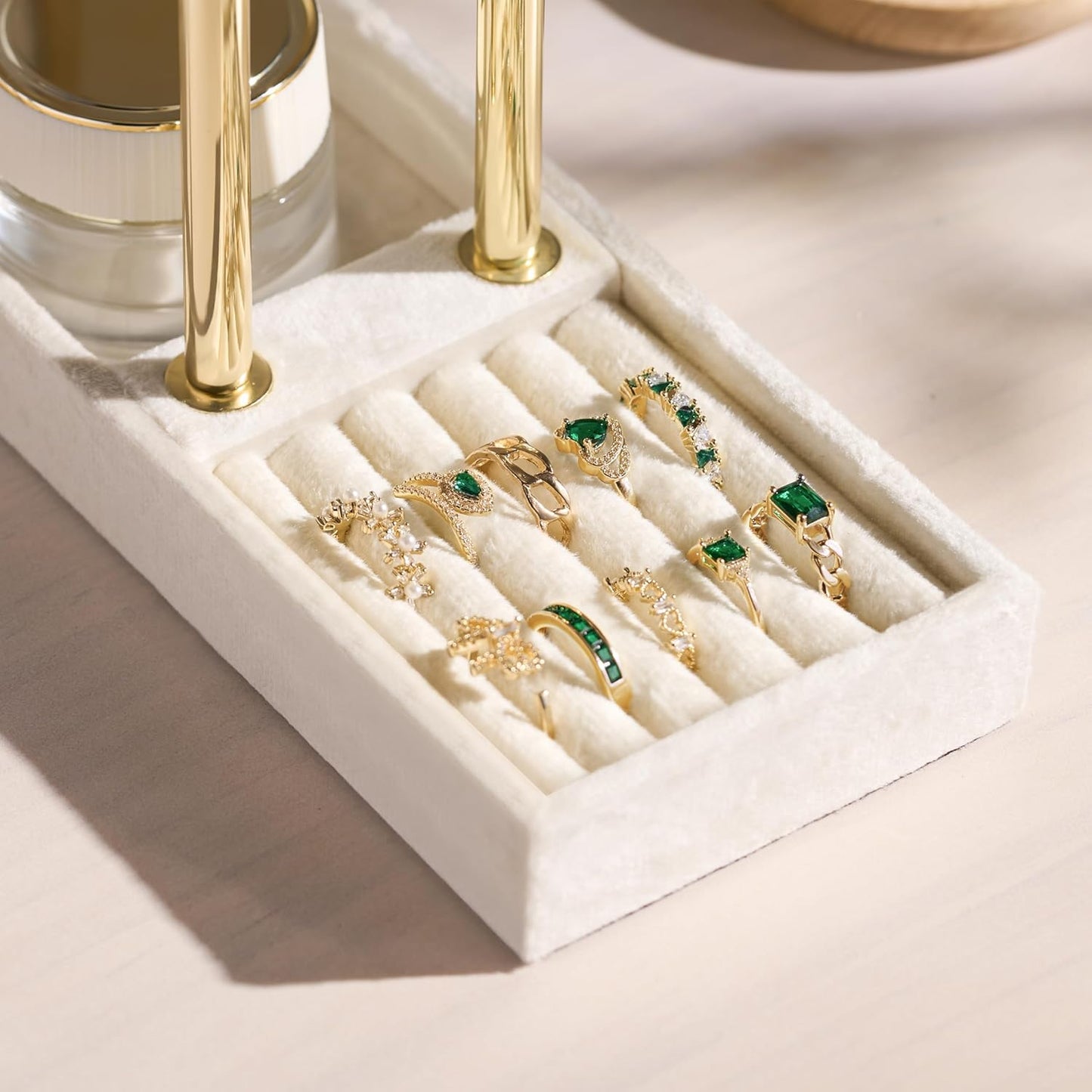 2 Tier Bracelet Holder Display - Detachable T Bar Bracelet Holder, Jewelry Holder Organizer