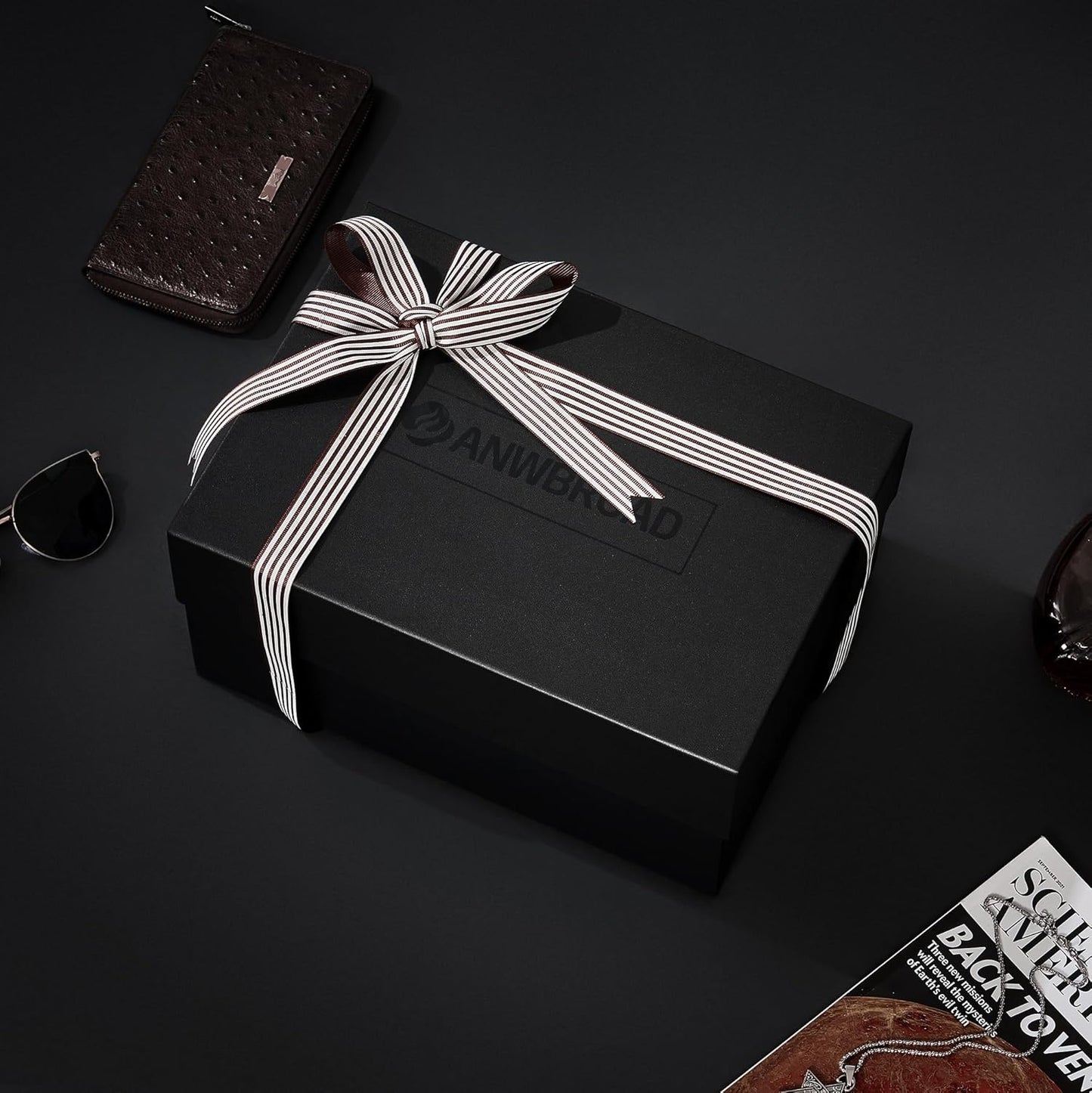 12 Slot Watch Cases for Men, Watch Box with Large Lid Jewelry Box, Watch Holder Organizer Lockable Watch