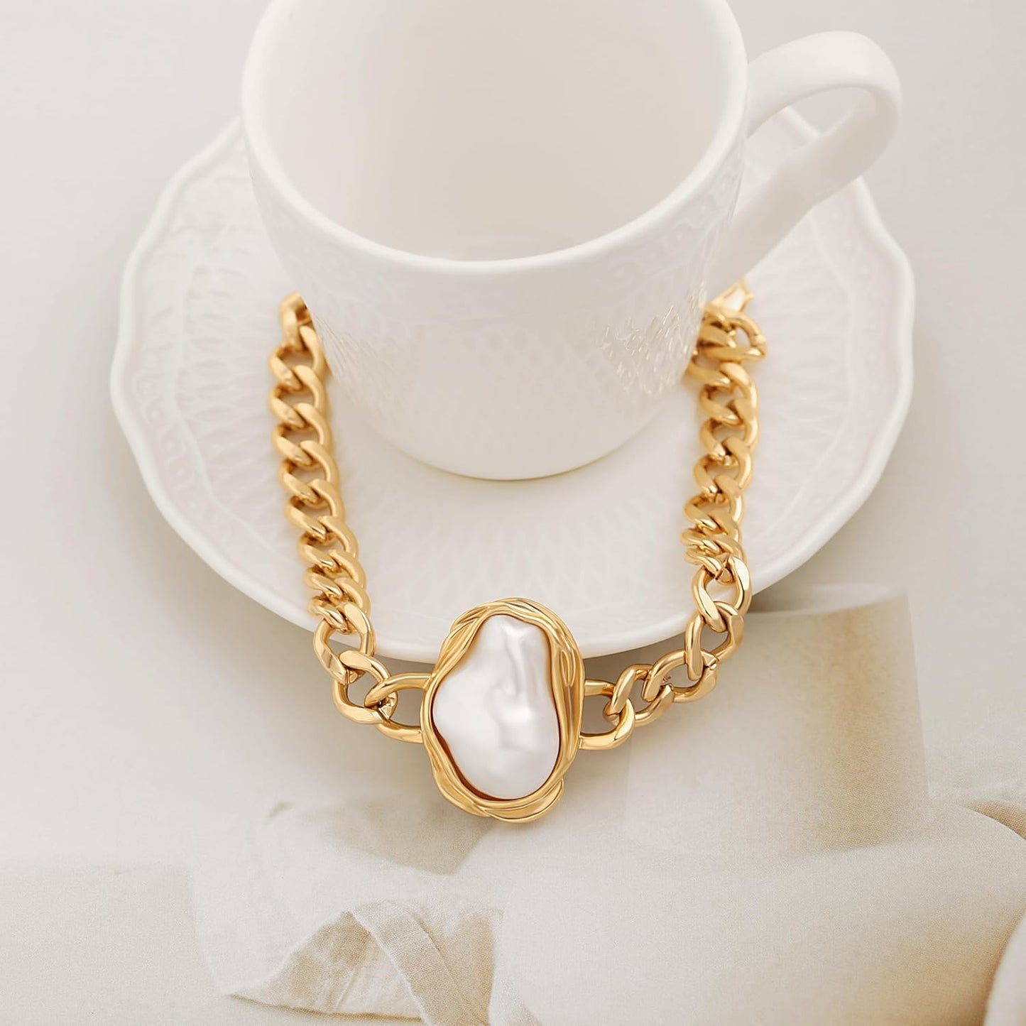 18k Gold Plated Personalized Chunky Cuban Oval Link Chain Bracelets for Men Toggle Rope Bracelet Jewelry for Women