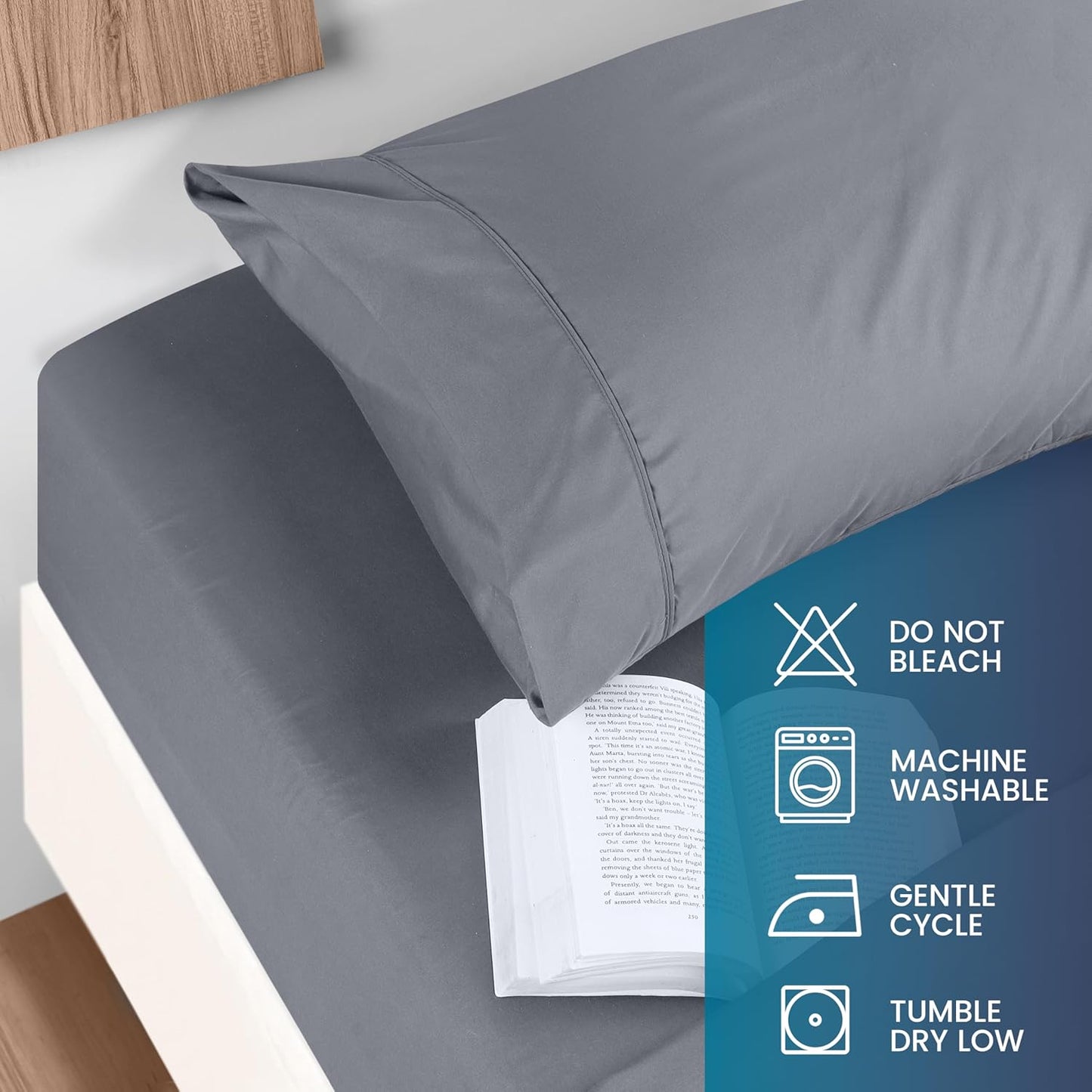 Queen Sheet Set  – Ultra Soft Bed Sheets for Queen Size Bed Set – Deep Pocket, Wrinkle