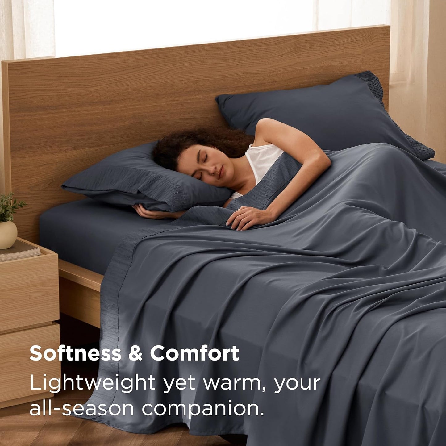 King Size Sheets Set - 4 count Soft King Sheets - Breathable & Cooling - Hotel Luxury