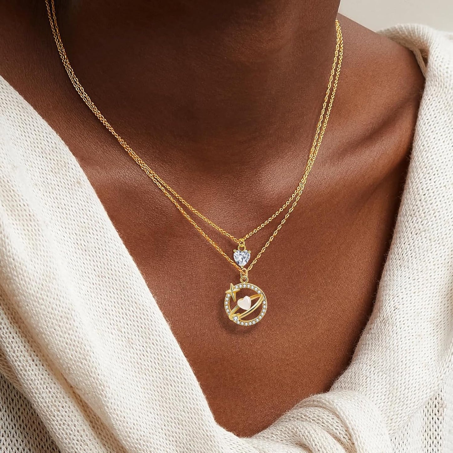 Colorful Beaded Initial Necklace for Girls & Women - Dainty Choker, Perfect Gift for Teens