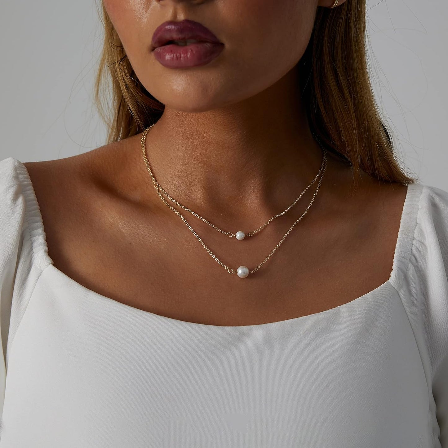 14K Gold Plated Birthstone Necklace, Emerald CZ & Birth Flower Pendant, Dainty Birthday Jewelry Gift for Women