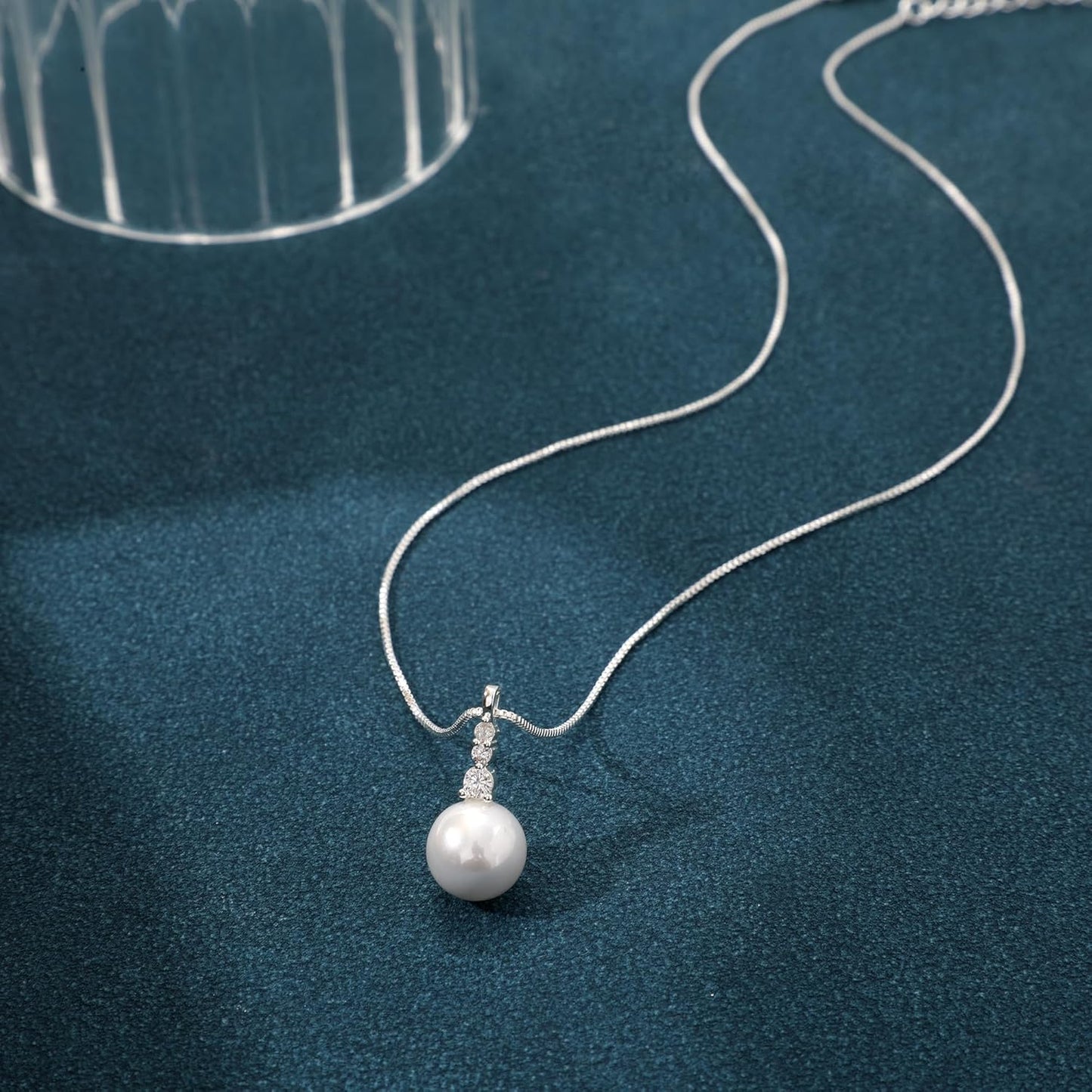 Classic Adjustable Gold Plated Pearl Necklace: Dainty Choker Jewelry Gift for Women