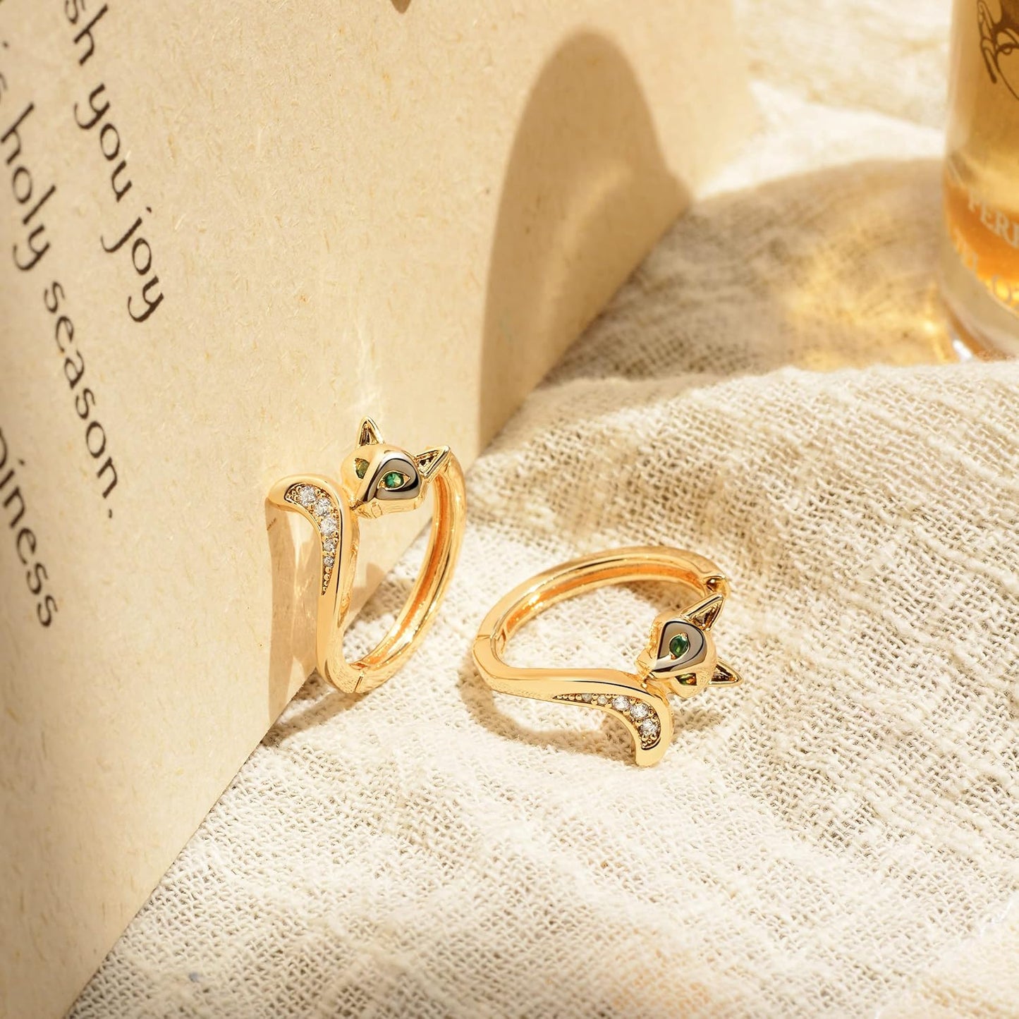 Cubic Zirconia Huggie Earrings 14k Gold Plated Tiny Earrings Small Huggie Hoop Earrings Simple Lightweight Hoops Gift for Women