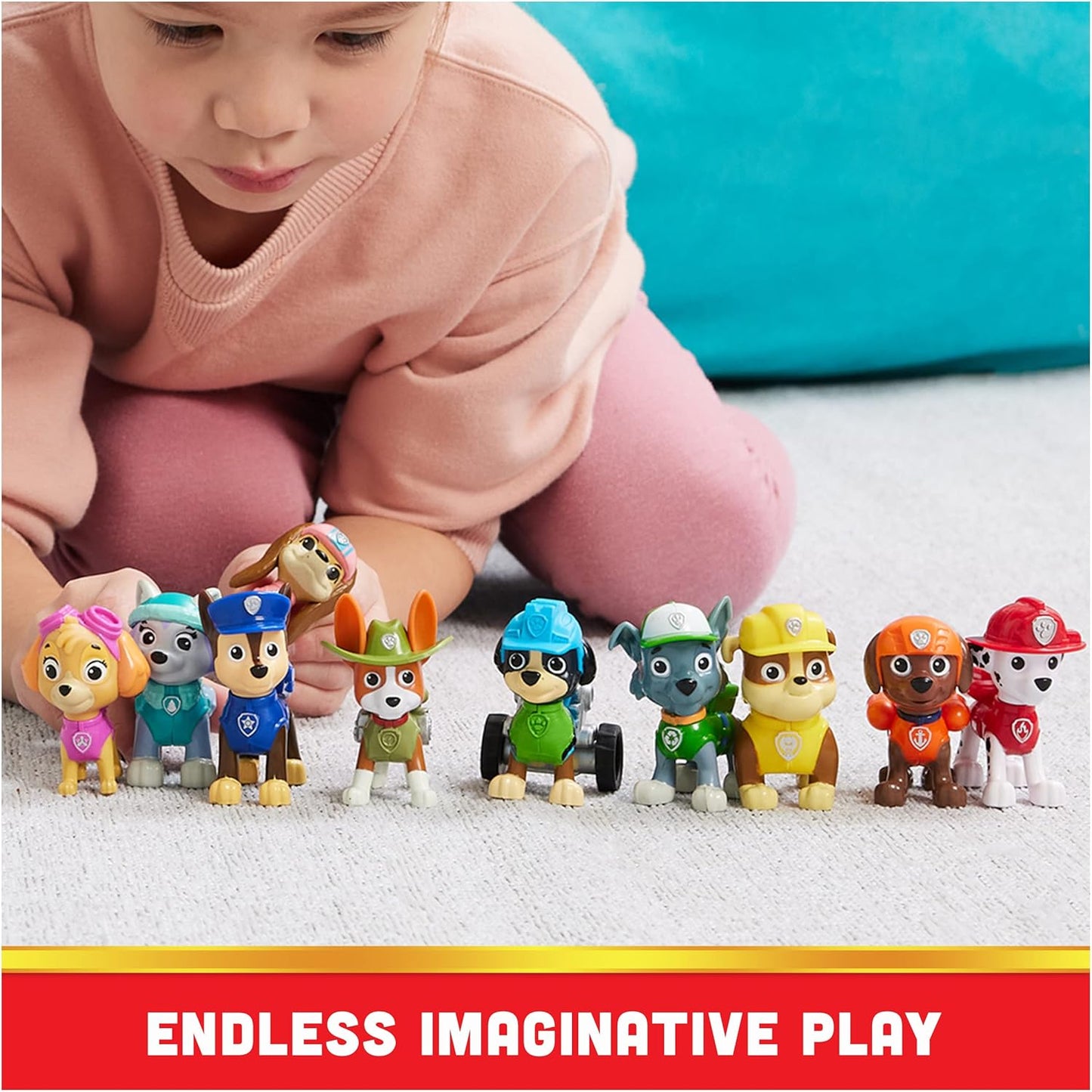 OMOMMD 10th Anniversary, All Paws On Deck Toy Figures Gift Pack with 10 Collectible Action Figures, Kids Toys for Ages 3 and up