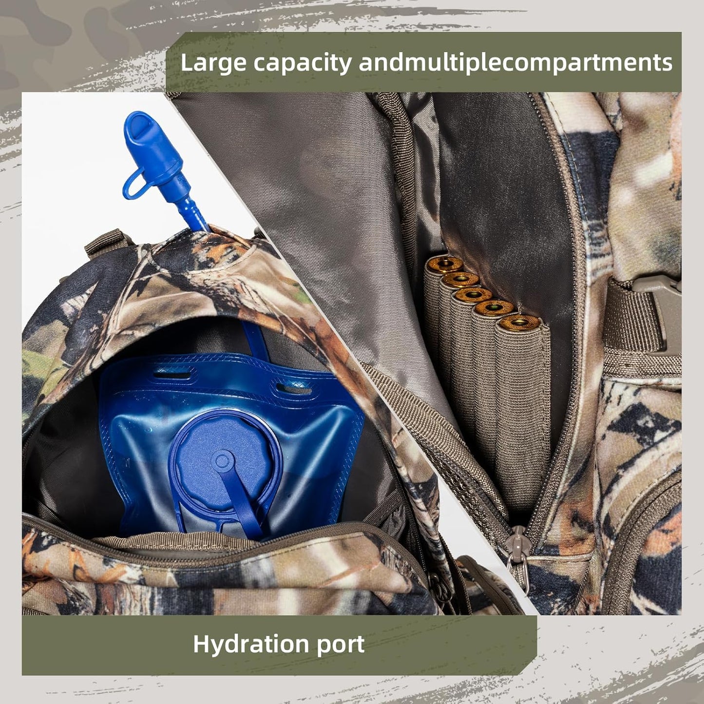 hunting backpack for men Waterproof Camo Pack Hunting gifts for men gear Hunting Day Pack-